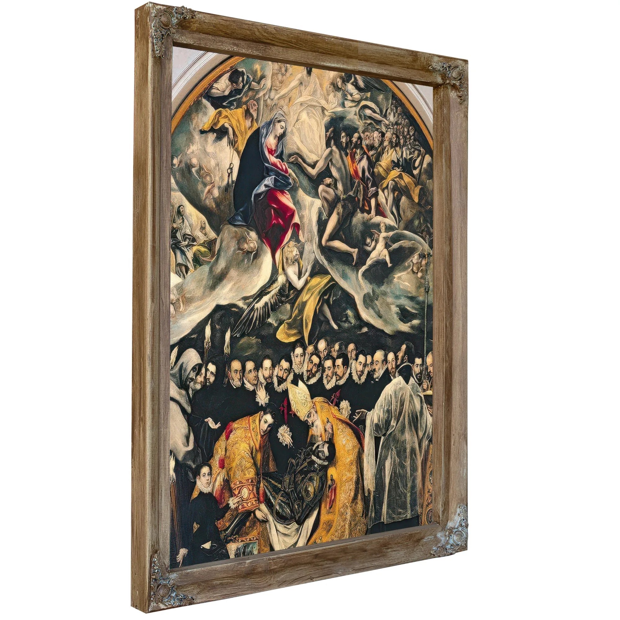 The Burial Of Count Orgaz From A Legend Of 1323 By El Greco Fine Art Print
