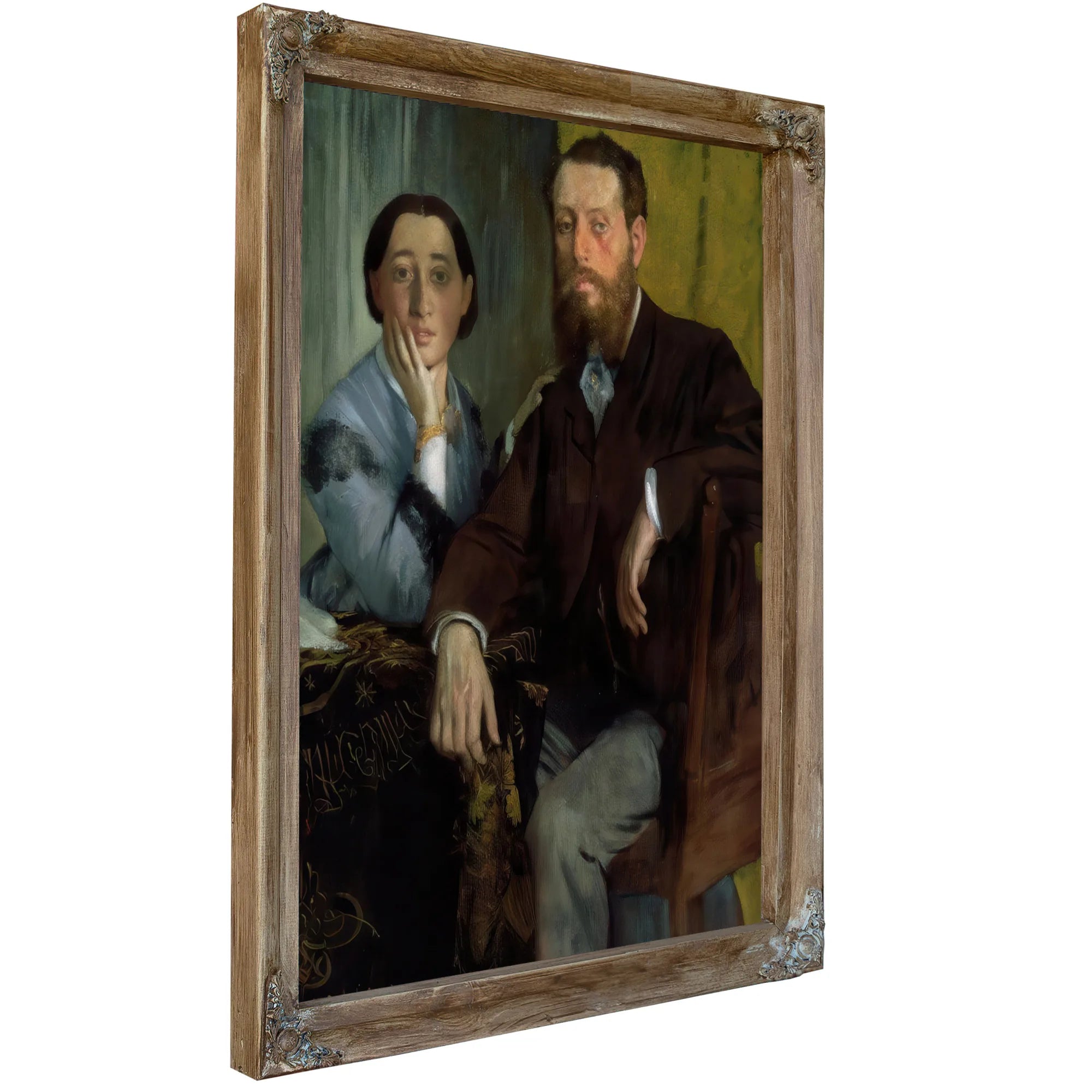 Edmondo And Therese Morbilli By Edgar Degas Fine Art Print