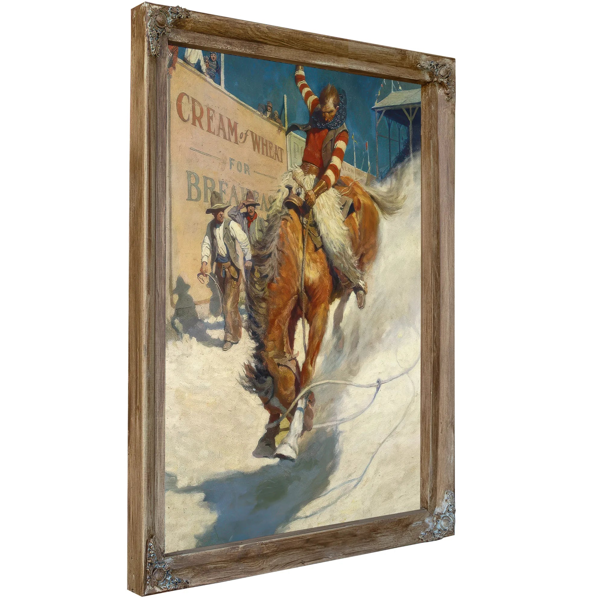 Bronco Buster By NC Wyeth Fine Art Print