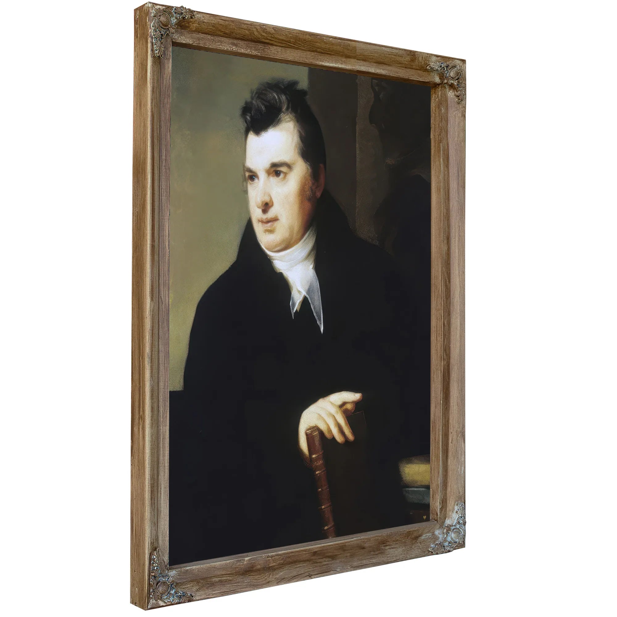 Portrait Of David Hosack, M.D. By Thomas Sully Fine Art Print