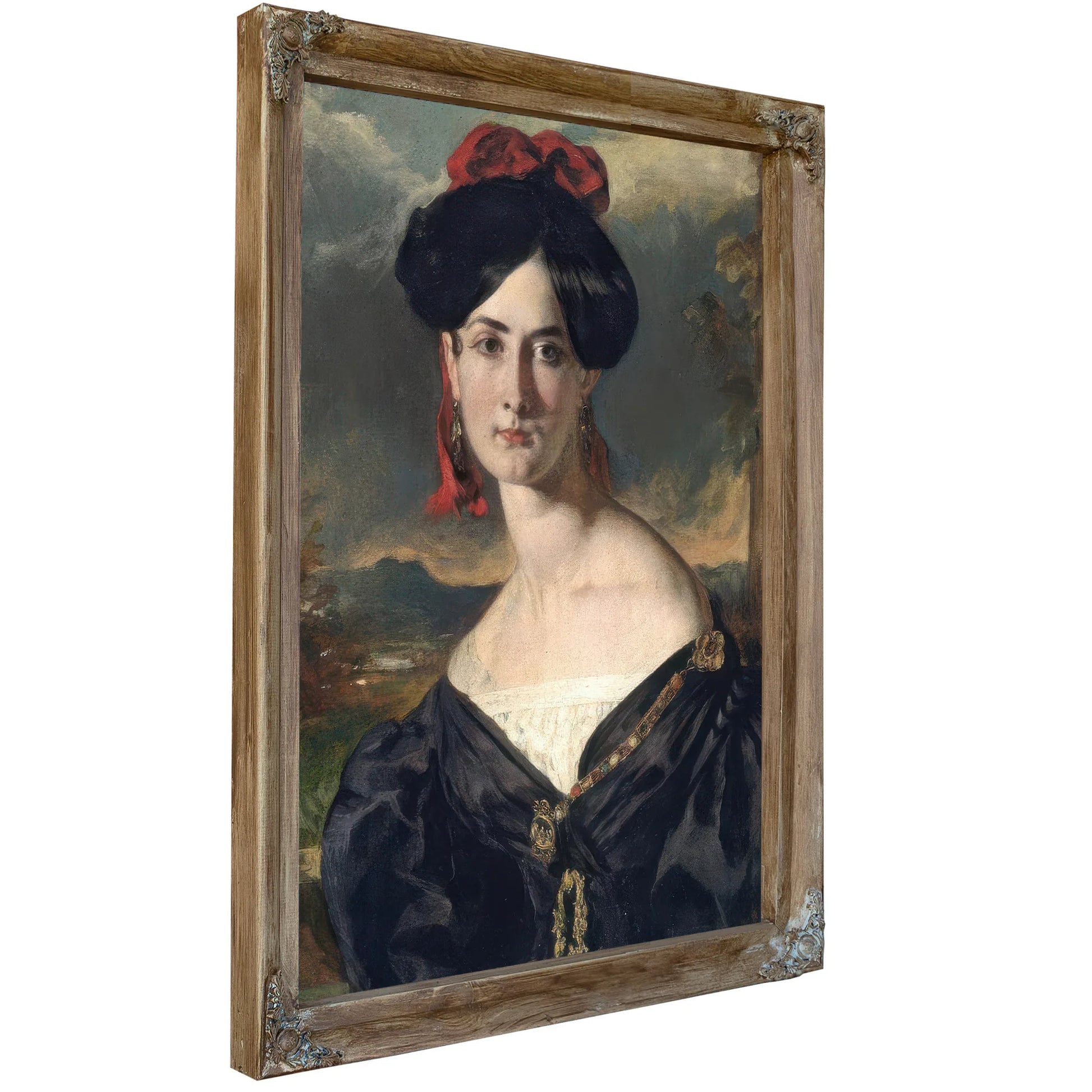 Louisa Elizabeth Vaughan, Born Rolls By William Etty Fine Art Print
