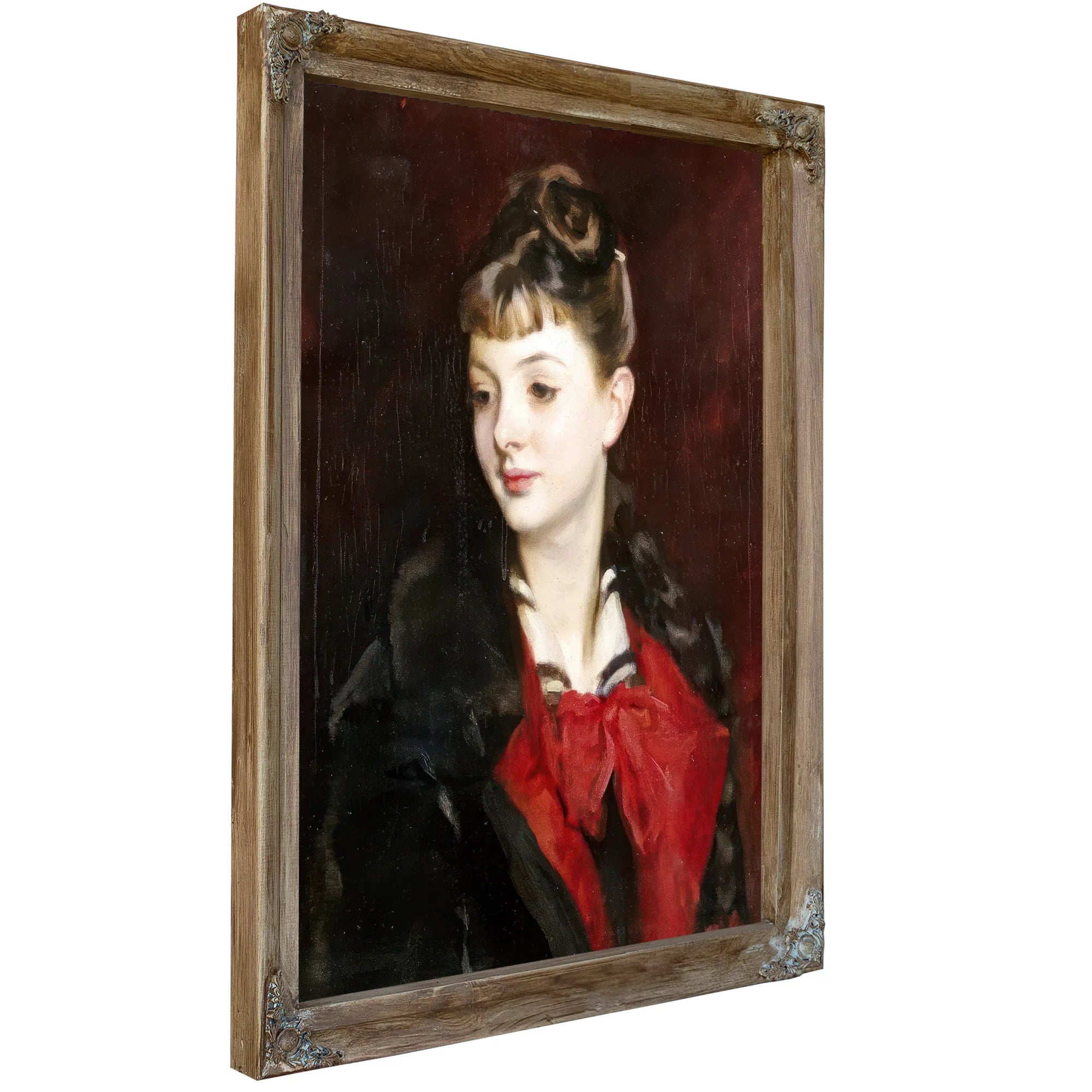 Portrait Of Madamoiselle Suzanne Poirson By John Singer Sargent Fine Art Print