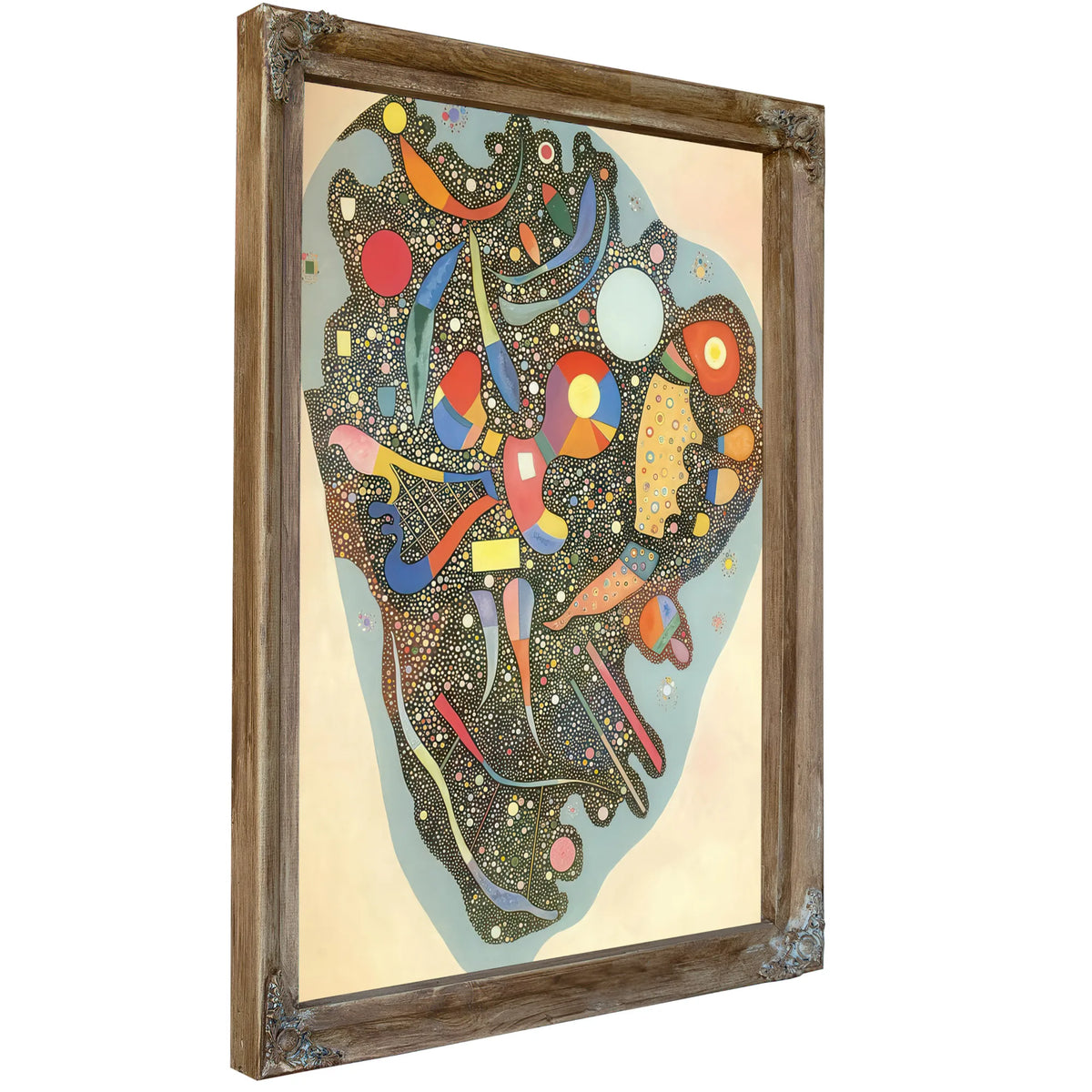 Colourful Ensemble By Wassily Kandinsky Fine Art Print
