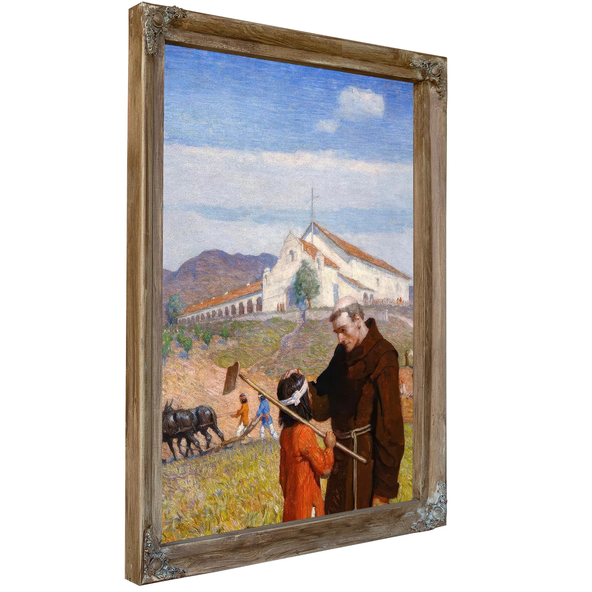 A California Mission, 1918 By NC Wyeth Fine Art Print