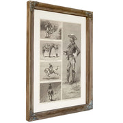 Lieutenant Johnson And The Tenth United States Cavalry In Arizona by Frederic Remington