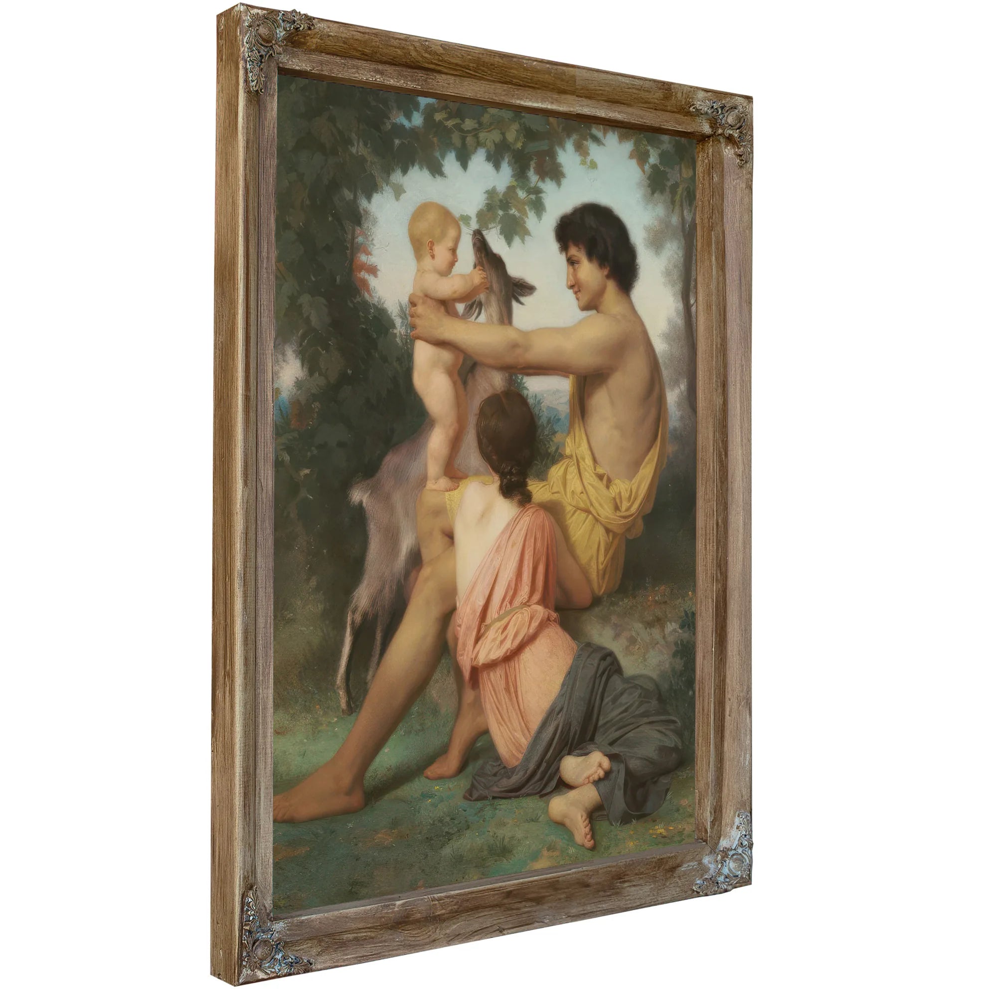 Idyll Family From Antiquity By William Adolphe Bouguereau Fine Art Print