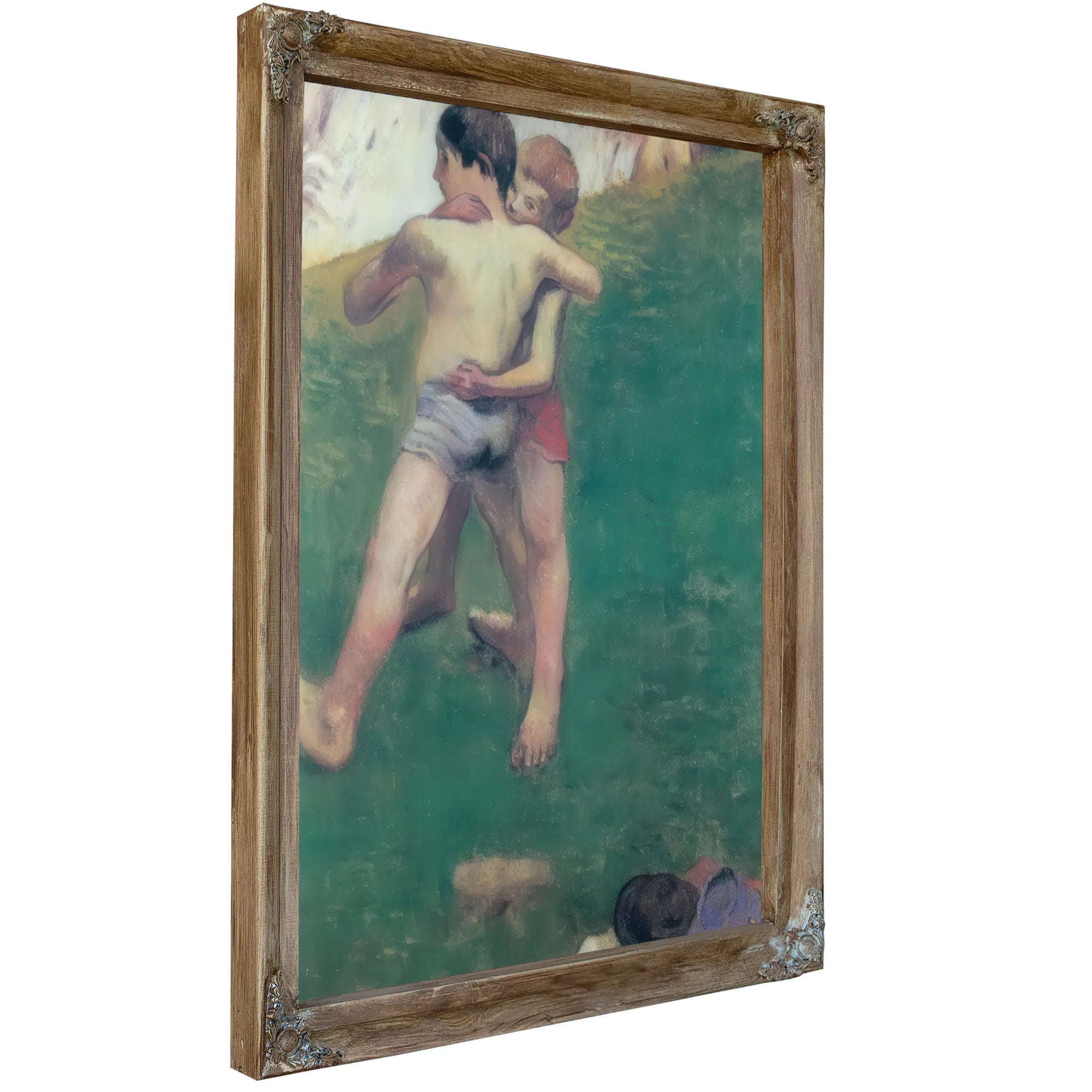 Fighting Children By Paul Gauguin Fine Art Print