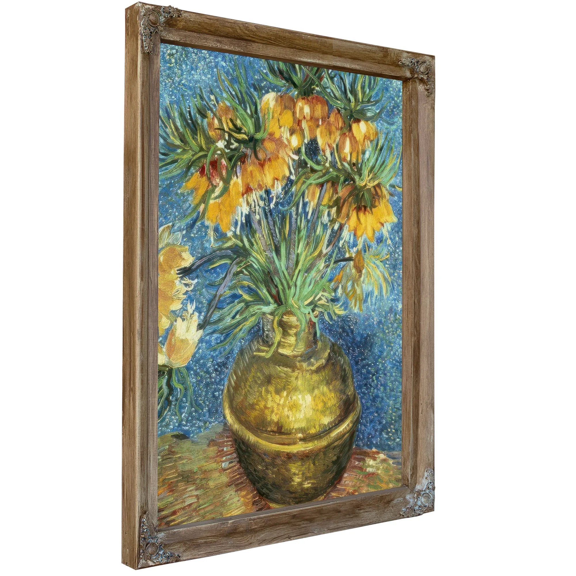 Crown Imperial Fritillaries In A Copper Vase By Vincent Van Gogh Fine Art Print