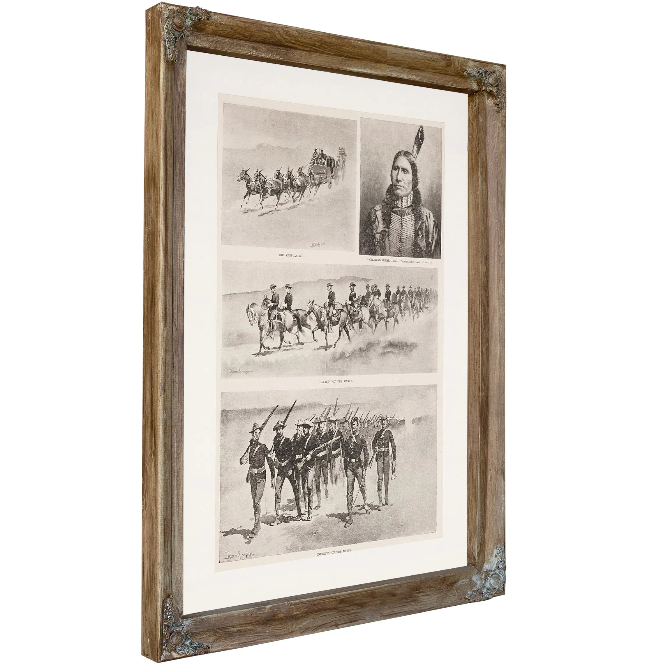 Concentrating Troops On The Northern Indian Agencies by Frederic Remington