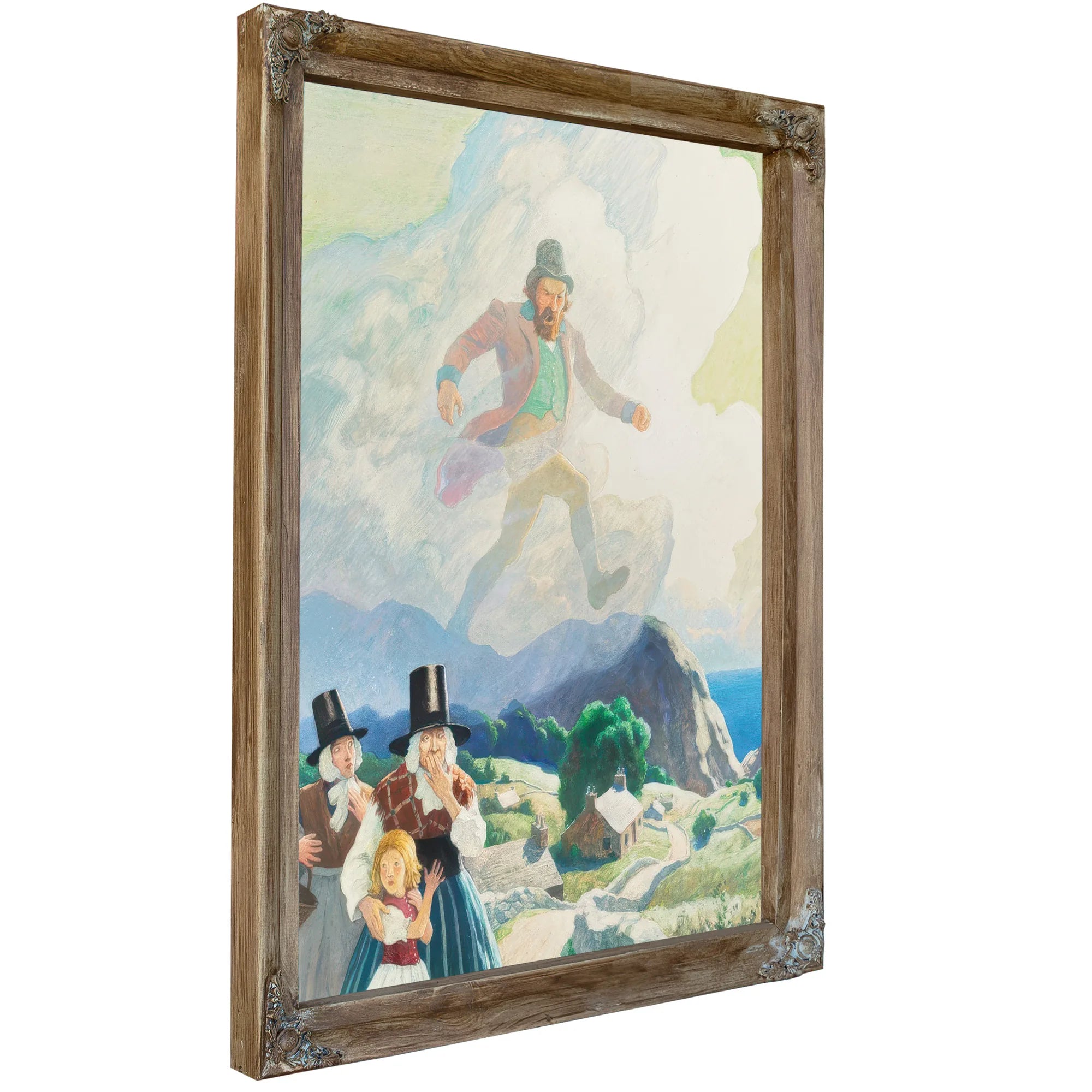 The Man Of Wales By NC Wyeth Fine Art Print