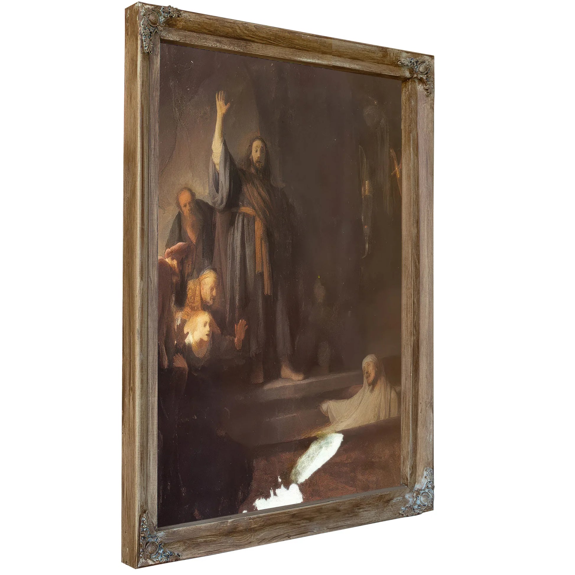 The Raising Of Lazarus,C 1630 By Rembrandt Fine Art Print