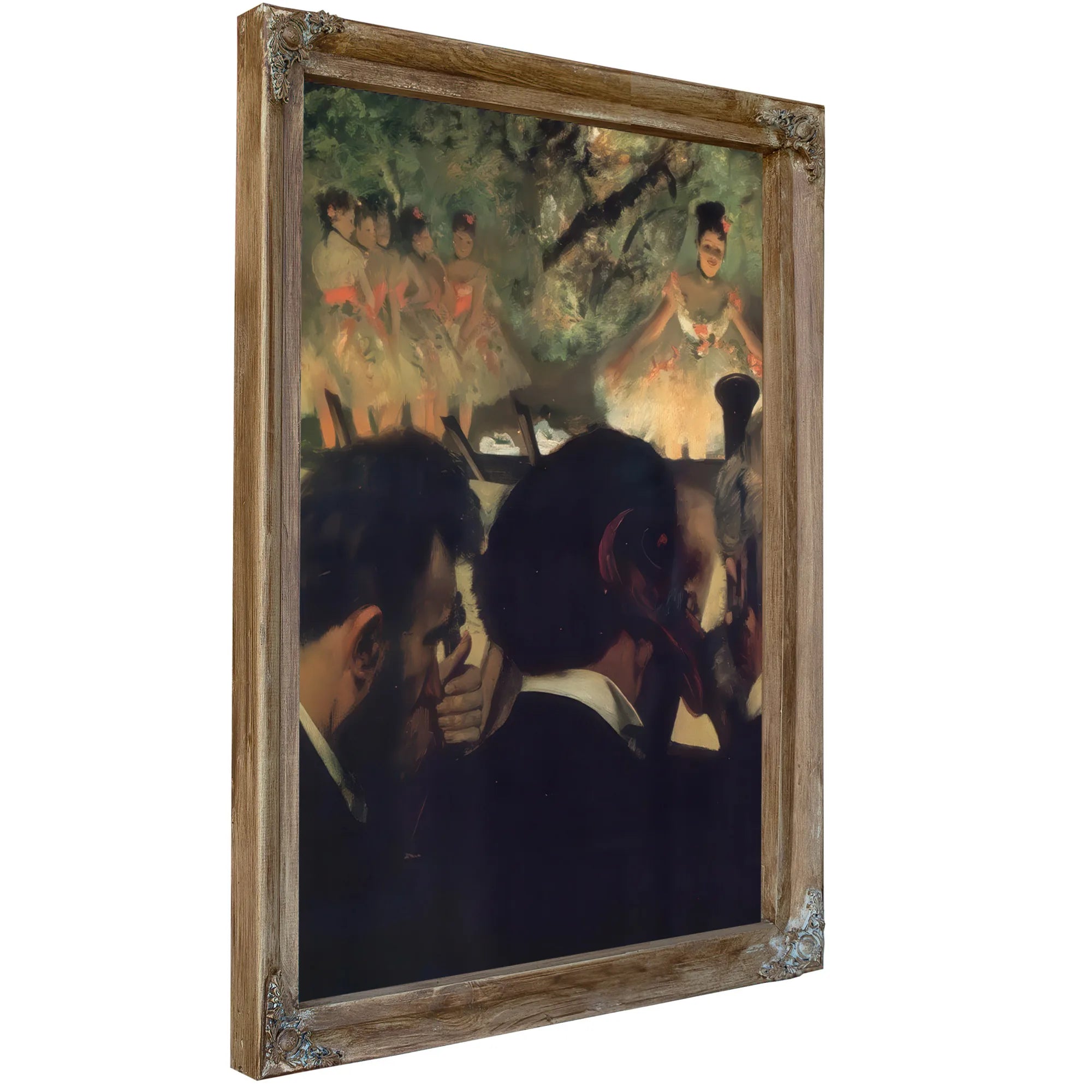 Musicians In The Orchestra By Edgar Degas Fine Art Print