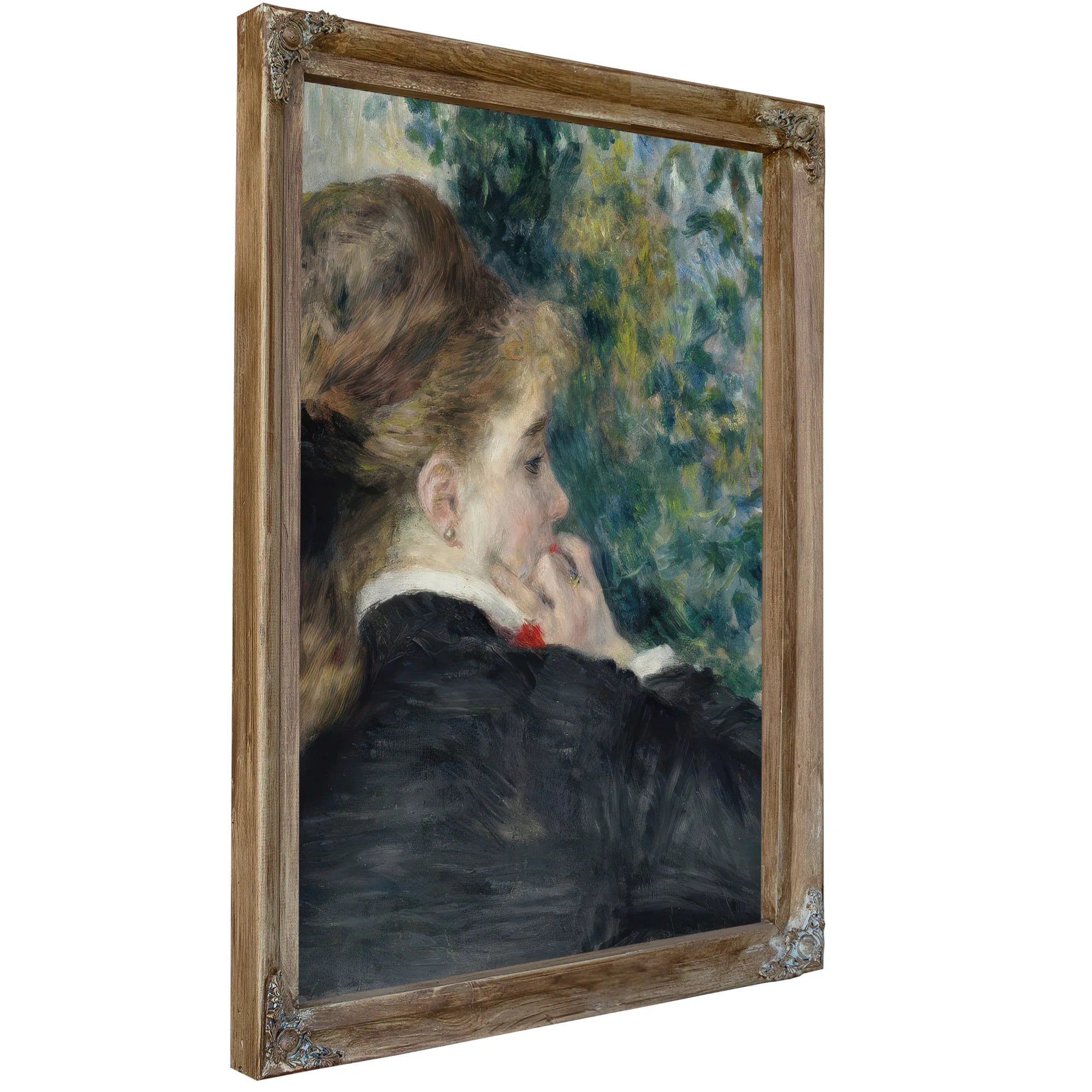Pensive, La Songeuse Or Day Dreaming By Pierre Auguste Renoir Fine Art Print