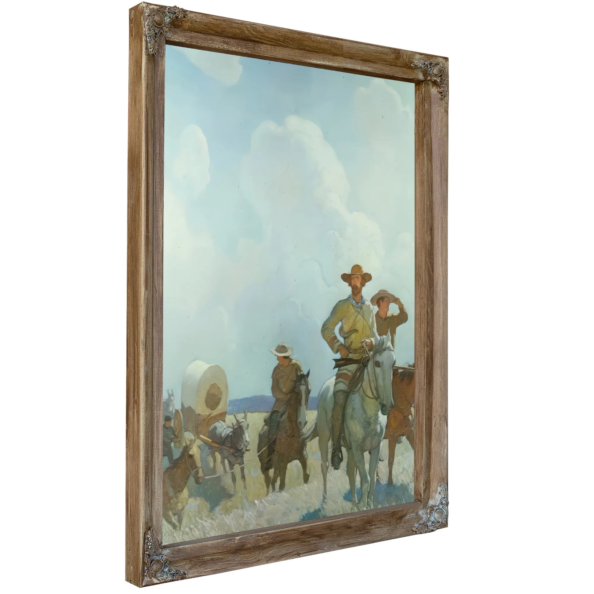 The Parkman Outfit Henry Chatilon Guide And Hunter By NC Wyeth Fine Art Print