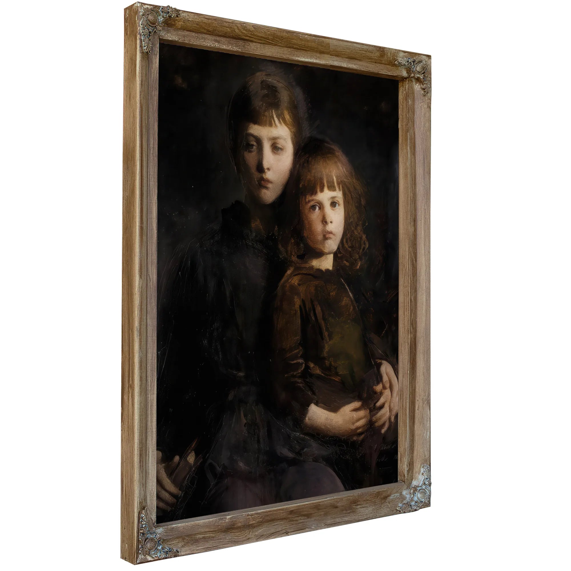 Brother And Sister (Mary And Gerald Thayer) By Abbott Handerson Thayer Fine Art Print