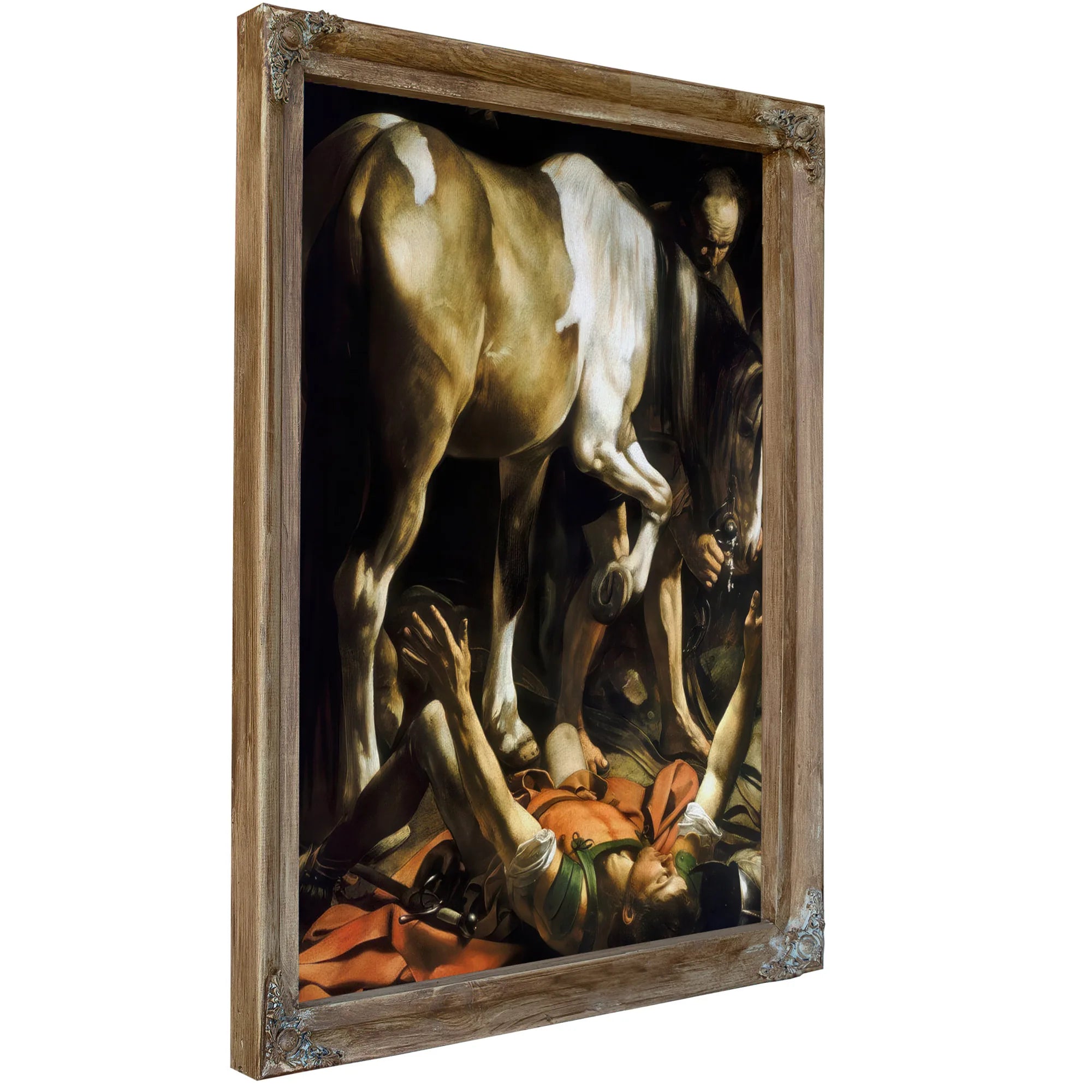 Conversion On The Way To Damascus By Caravaggio Fine Art Print