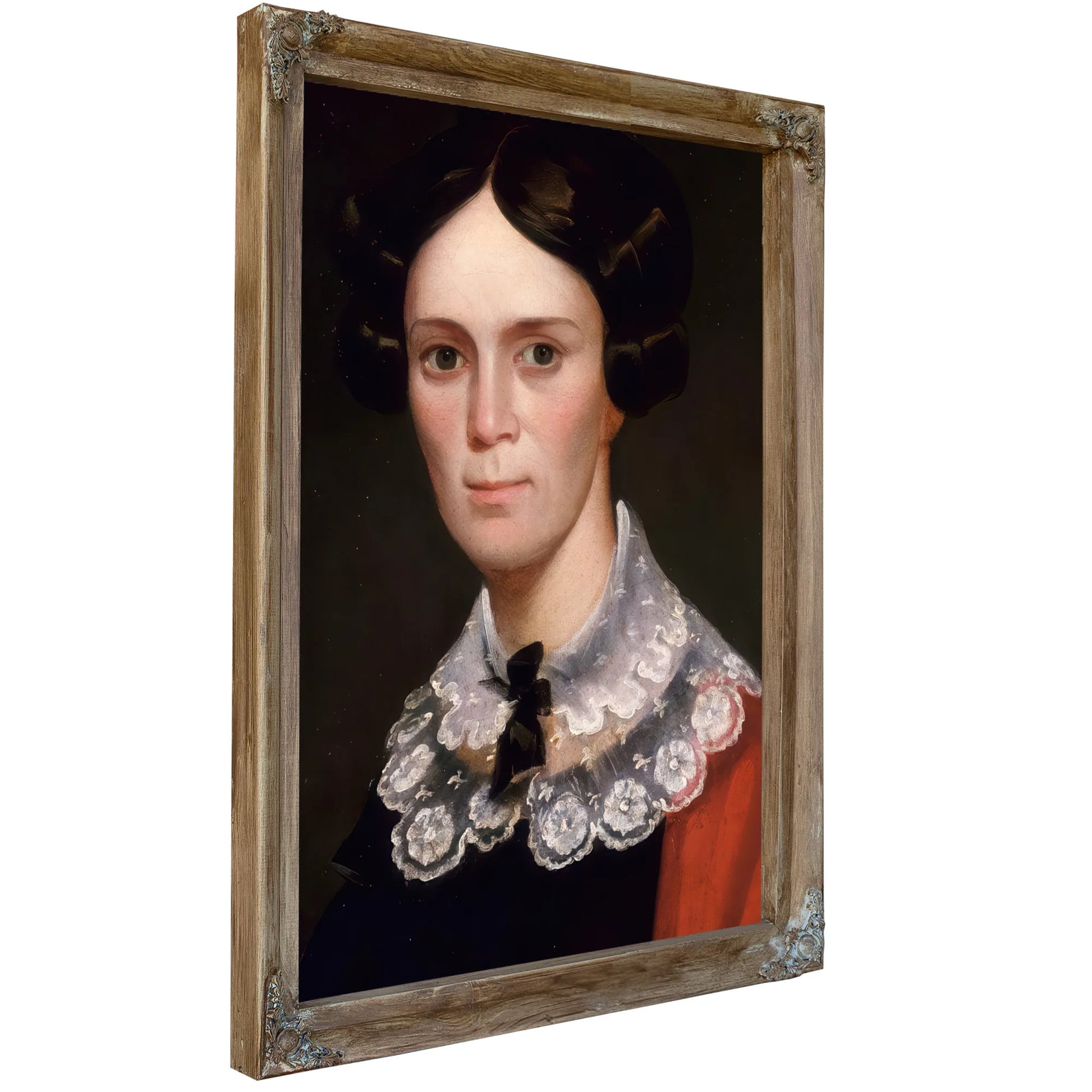 Portrait Of A Woman By George Catlin Fine Art Print