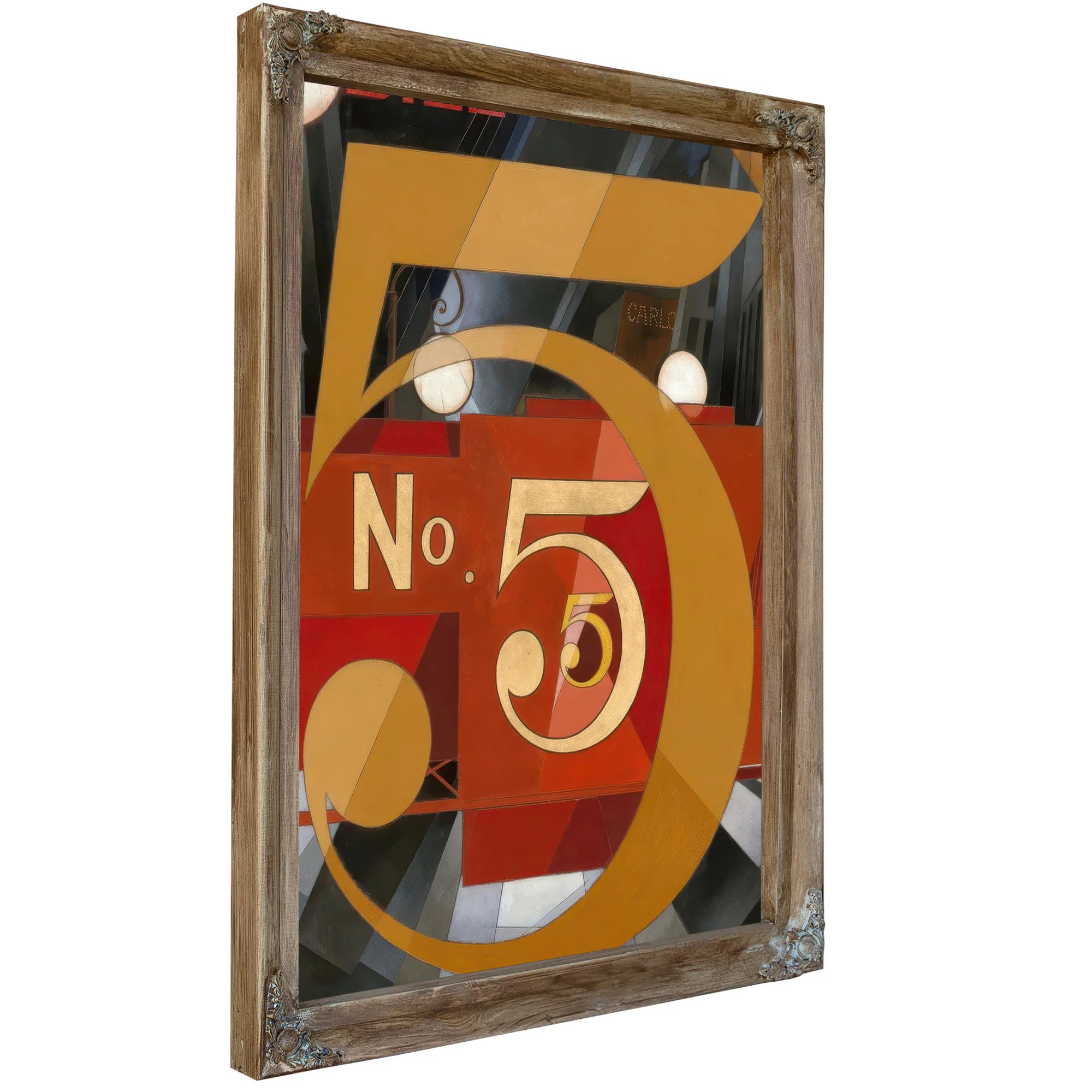 I Saw The Figure 5 In Gold By Charles Demuth Fine Art Print