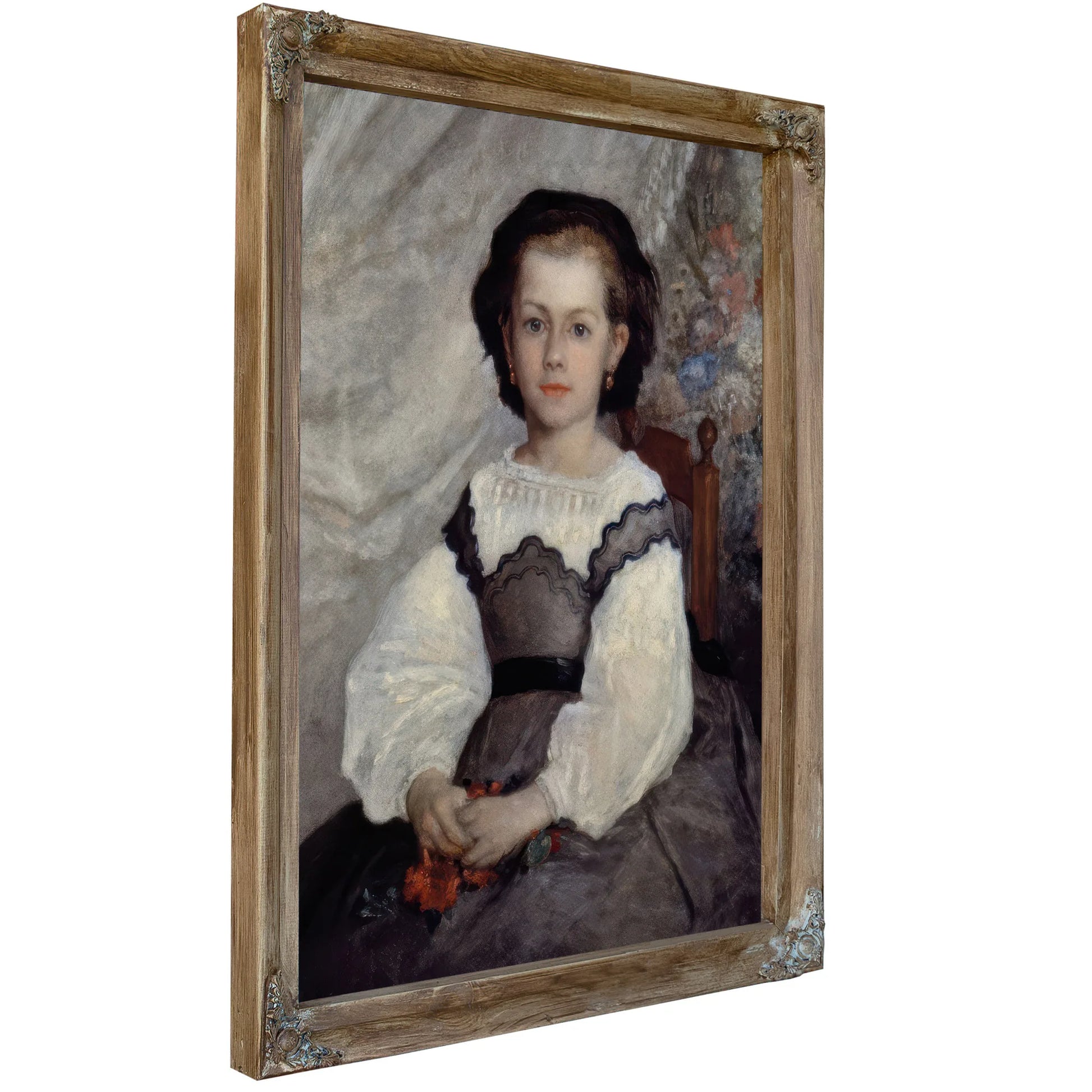 Portrait Of Mademoiselle Romaine Lacaux By Pierre Auguste Renoir Fine Art Print