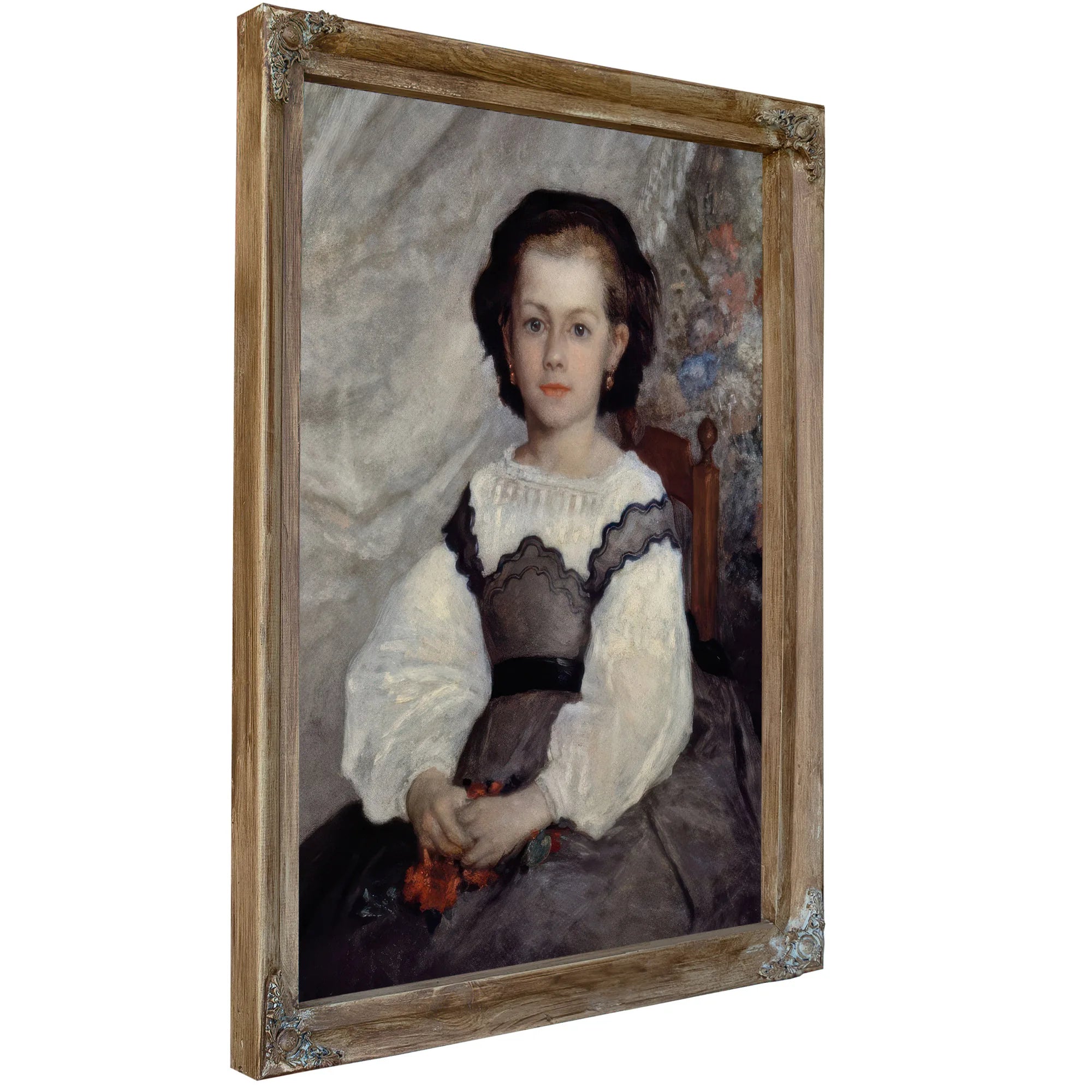Portrait Of Mademoiselle Romaine Lacaux By Pierre Auguste Renoir Fine Art Print