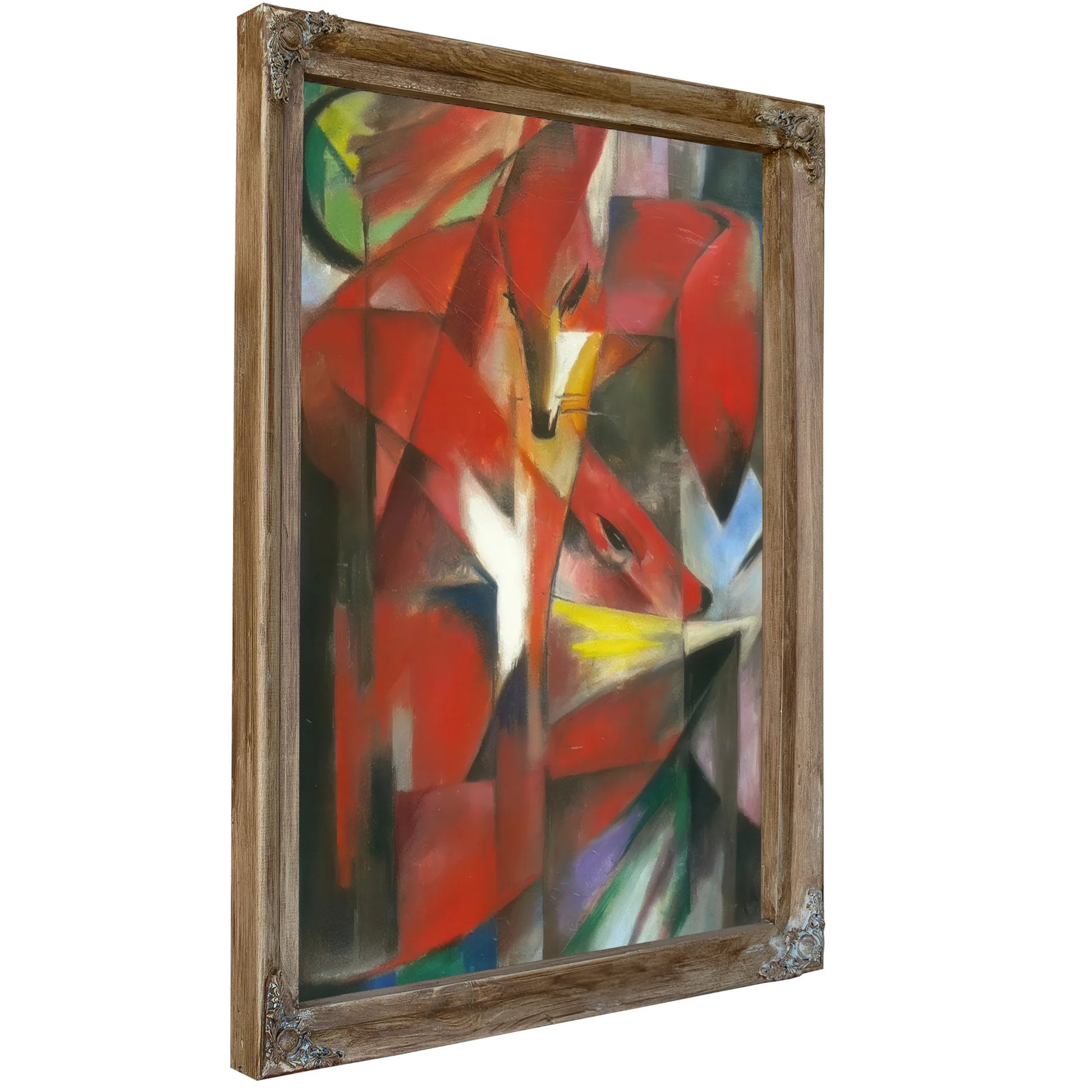Foxes By Franz Marc Fine Art Print