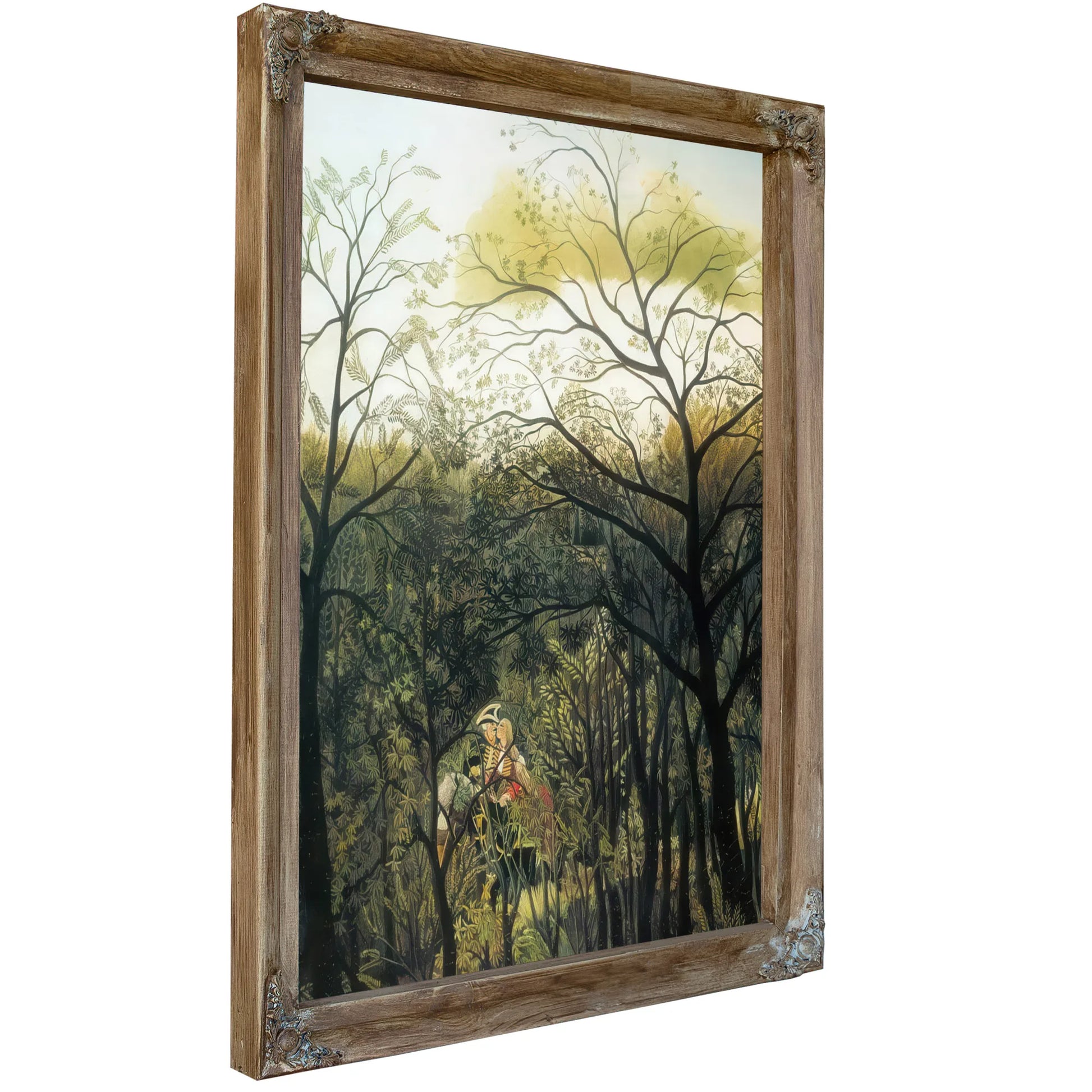 Rendezvous In The Forest 1889 By Henri Rousseau Fine Art Print