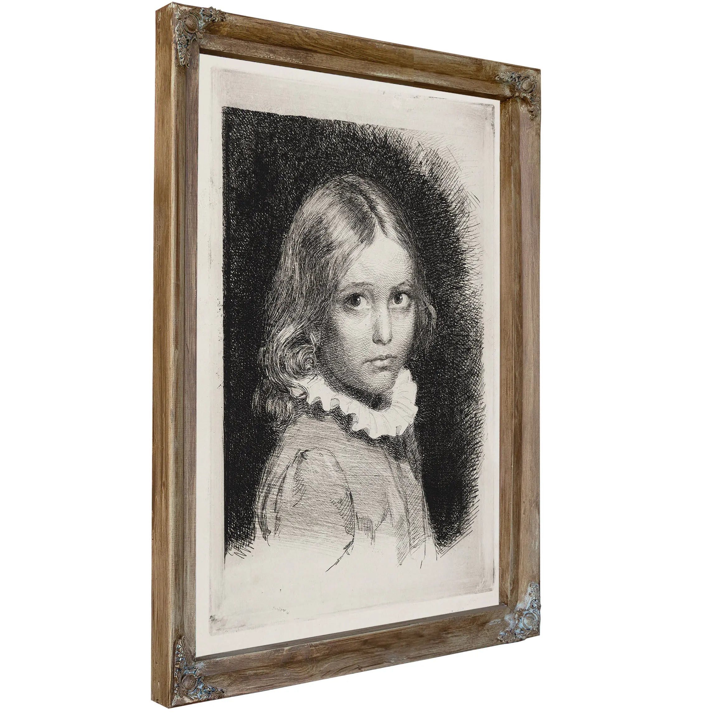 Portrait Of Clara Emilie Rose Bloch by Carl Bloch