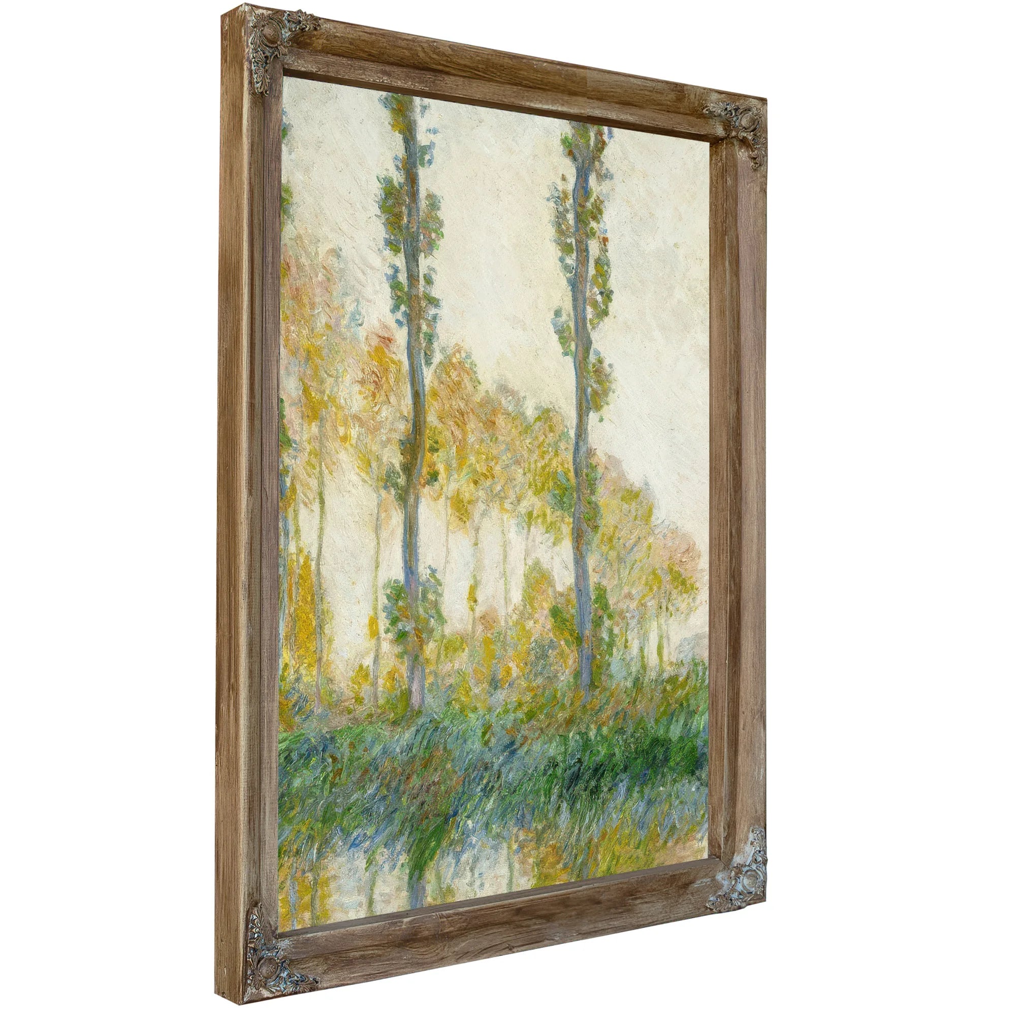 The Three Trees, Autumn By Claude Monet Fine Art Print