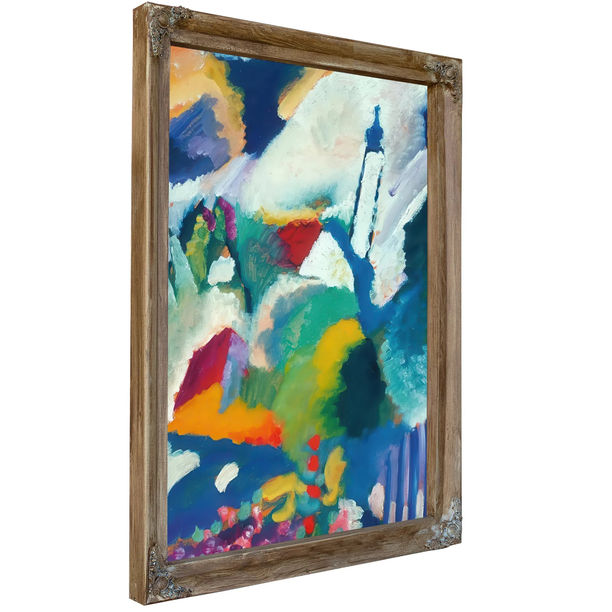 Church In Murnau 1910 By Wassily Kandinsky Fine Art Print
