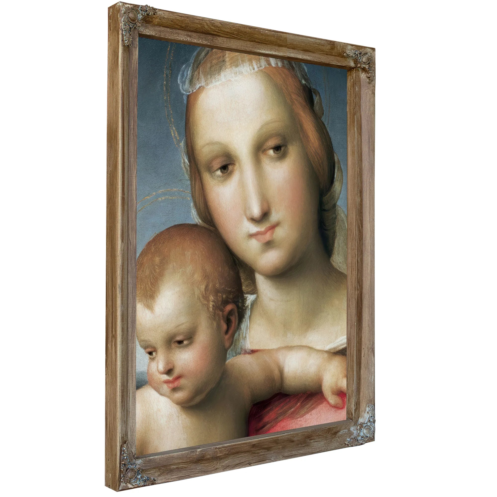 Detail From Virgin And Child By Raphael Fine Art Print