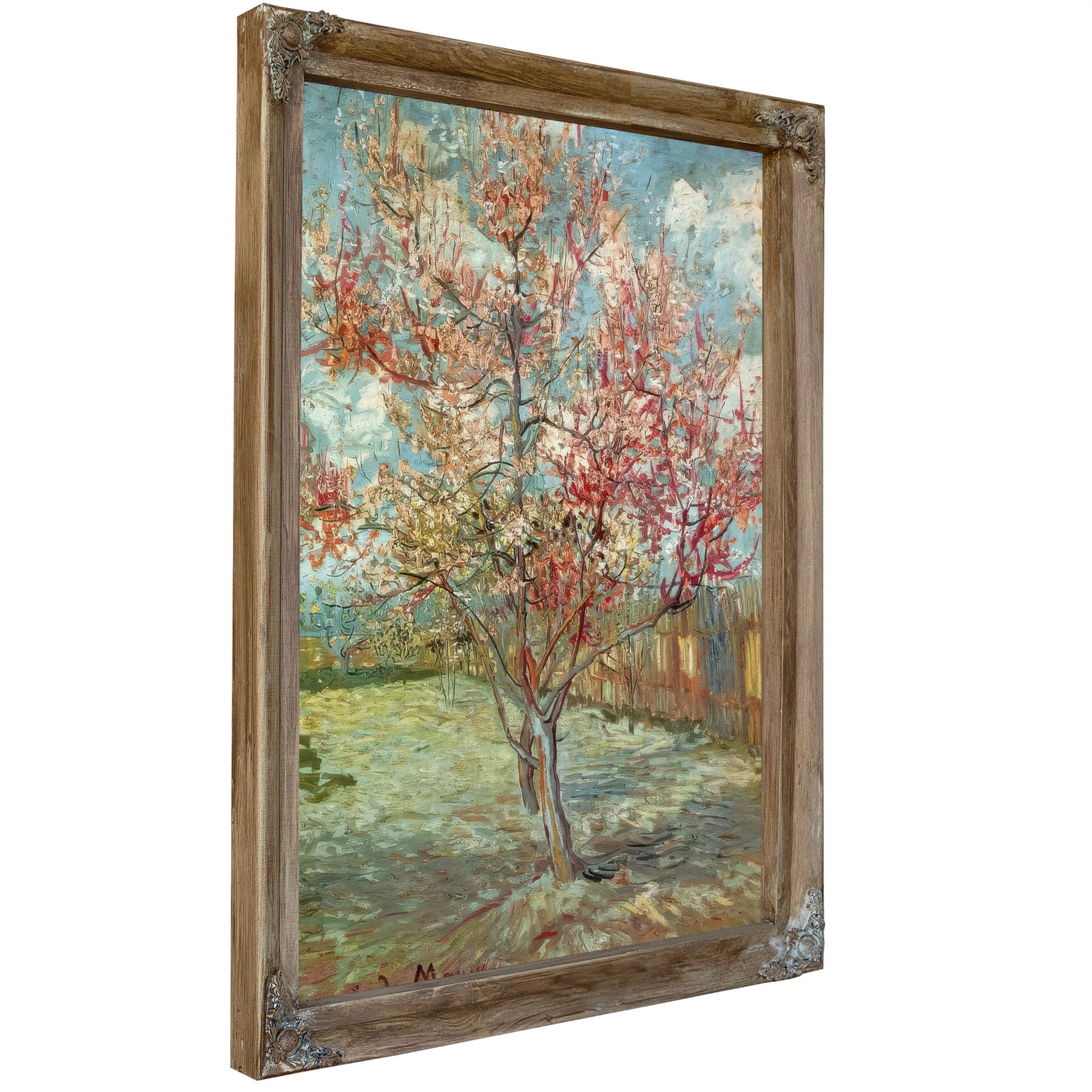 Pink Peach Trees By Vincent Van Gogh Fine Art Print