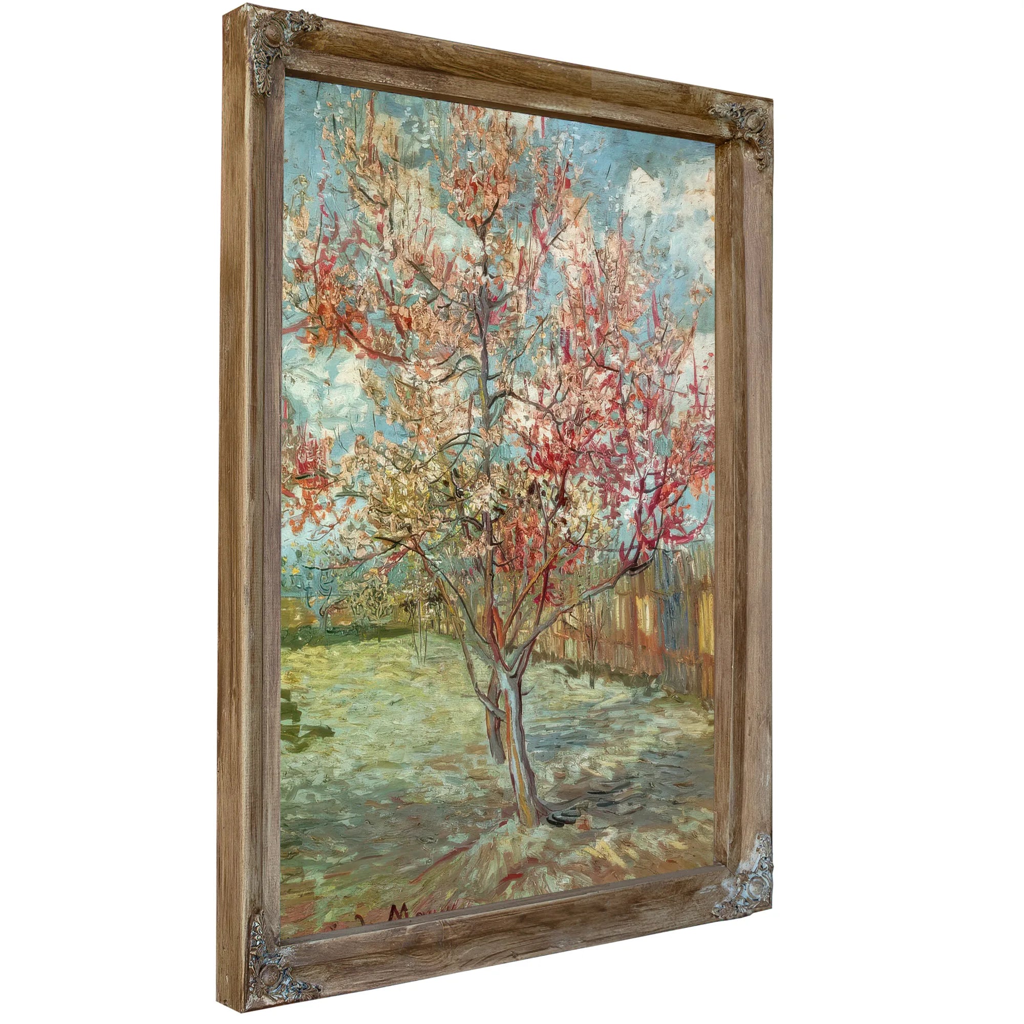 Pink Peach Trees By Vincent Van Gogh Fine Art Print