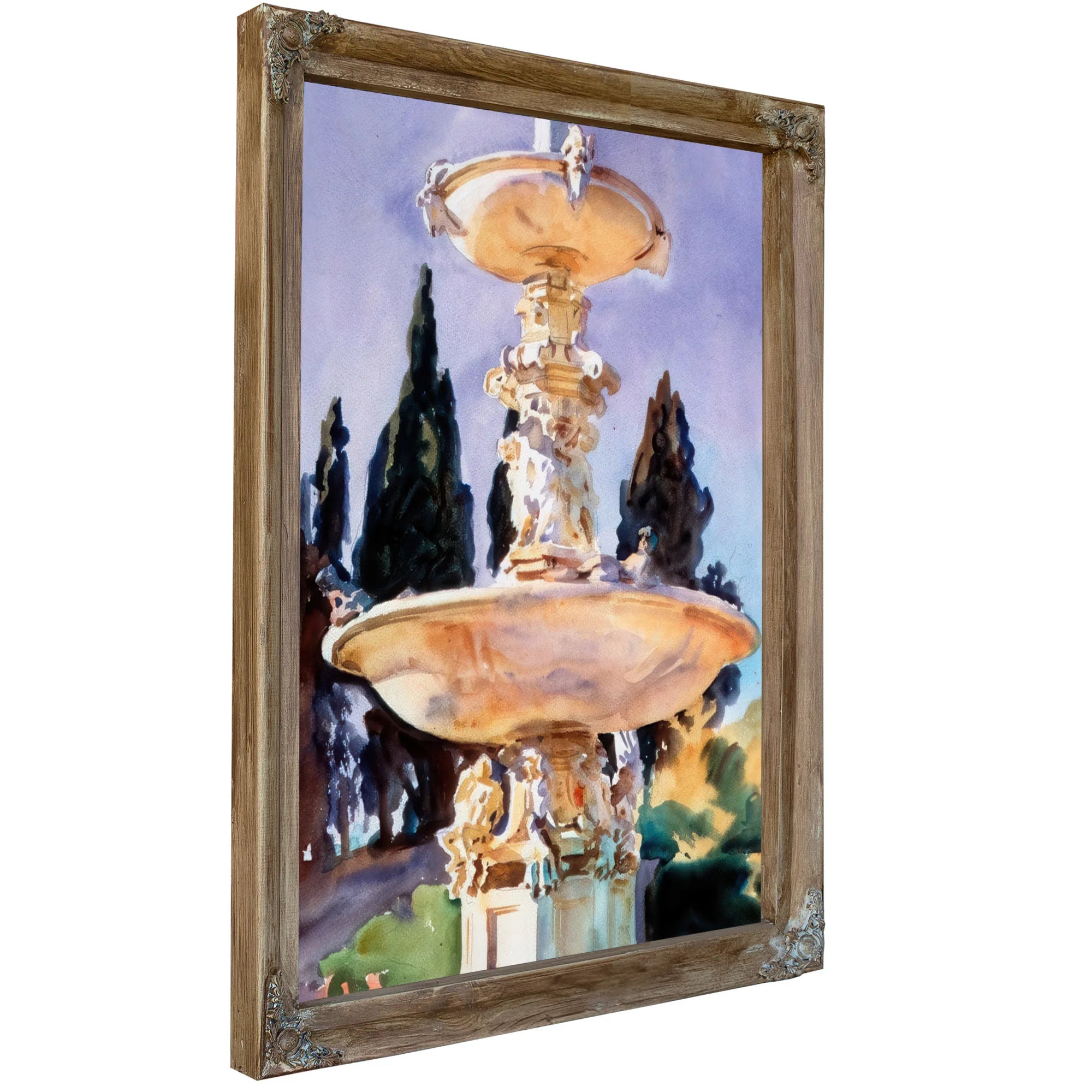 In A Medici Villa By John Singer Sargent Fine Art Print