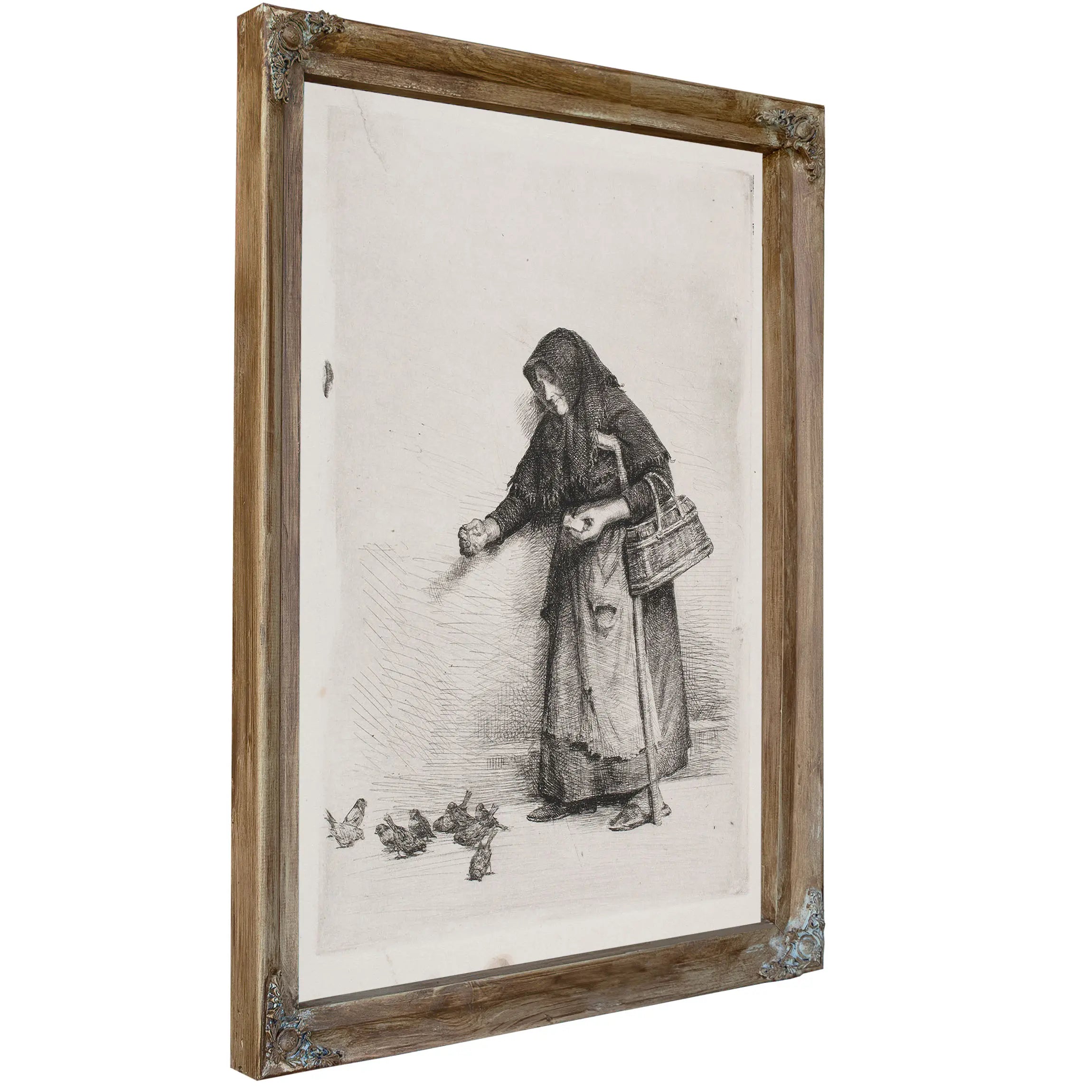 Konen Med Spurvene by Carl Bloch
