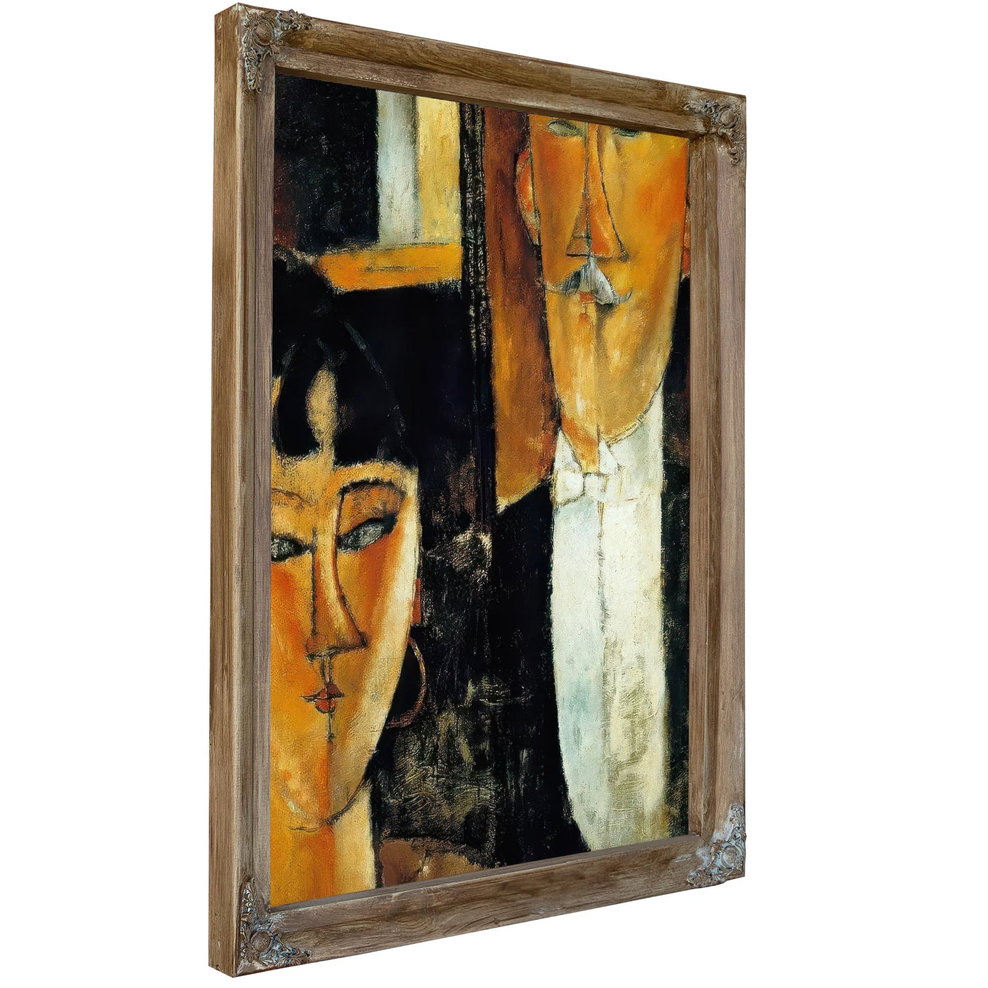 Bride And Groom 191516 By Amedeo Modigliani Fine Art Print
