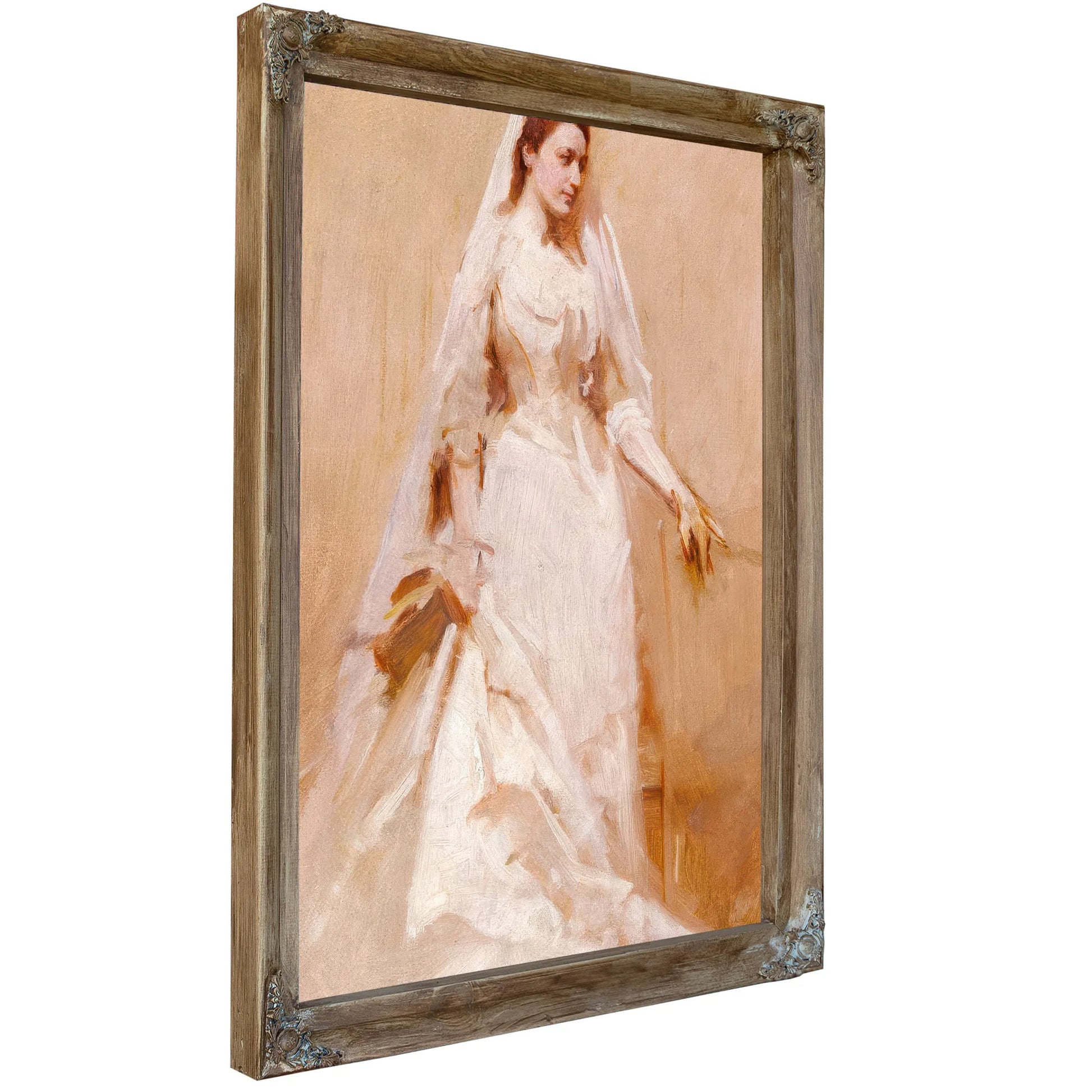 A Bride By Abbott Handerson Thayer Fine Art Print