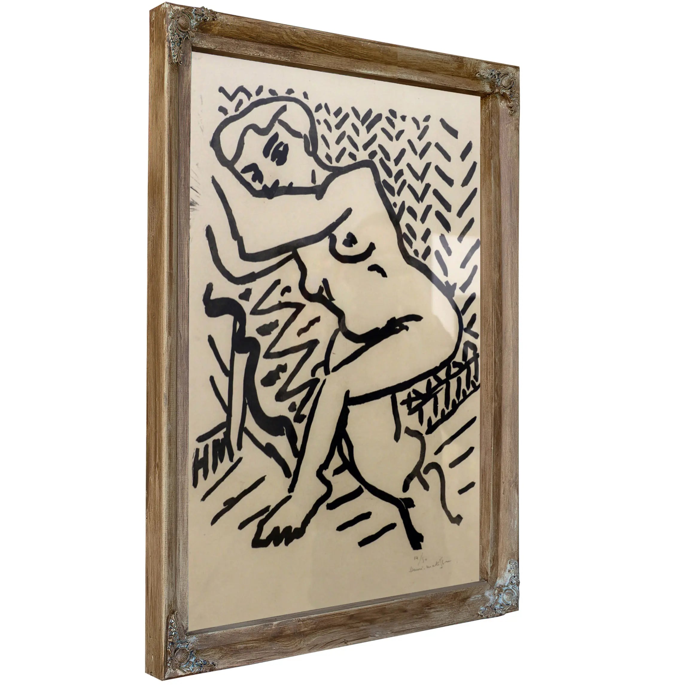 Reclining Nude With Louis Xiv Fireplace by Henri Matisse