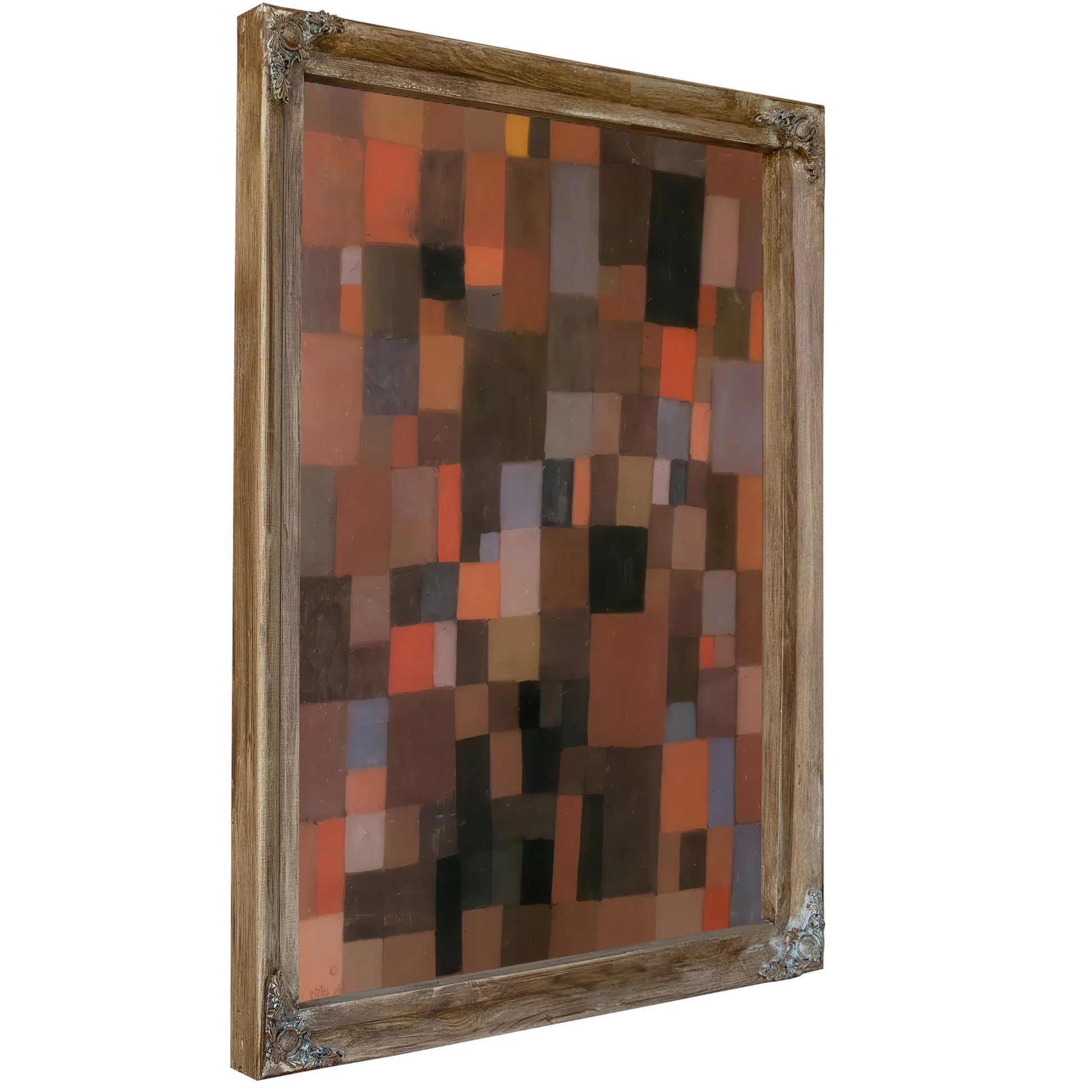 Harmony Of Rectangles In Red Yellow Blue With And Black 1923 238 By Paul Klee Fine Art Print