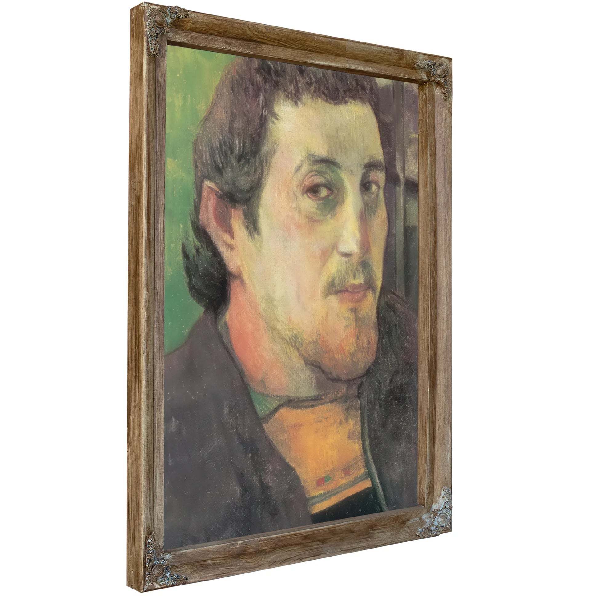 Self Portrait To My Friend Cazziere By Paul Gauguin Fine Art Print