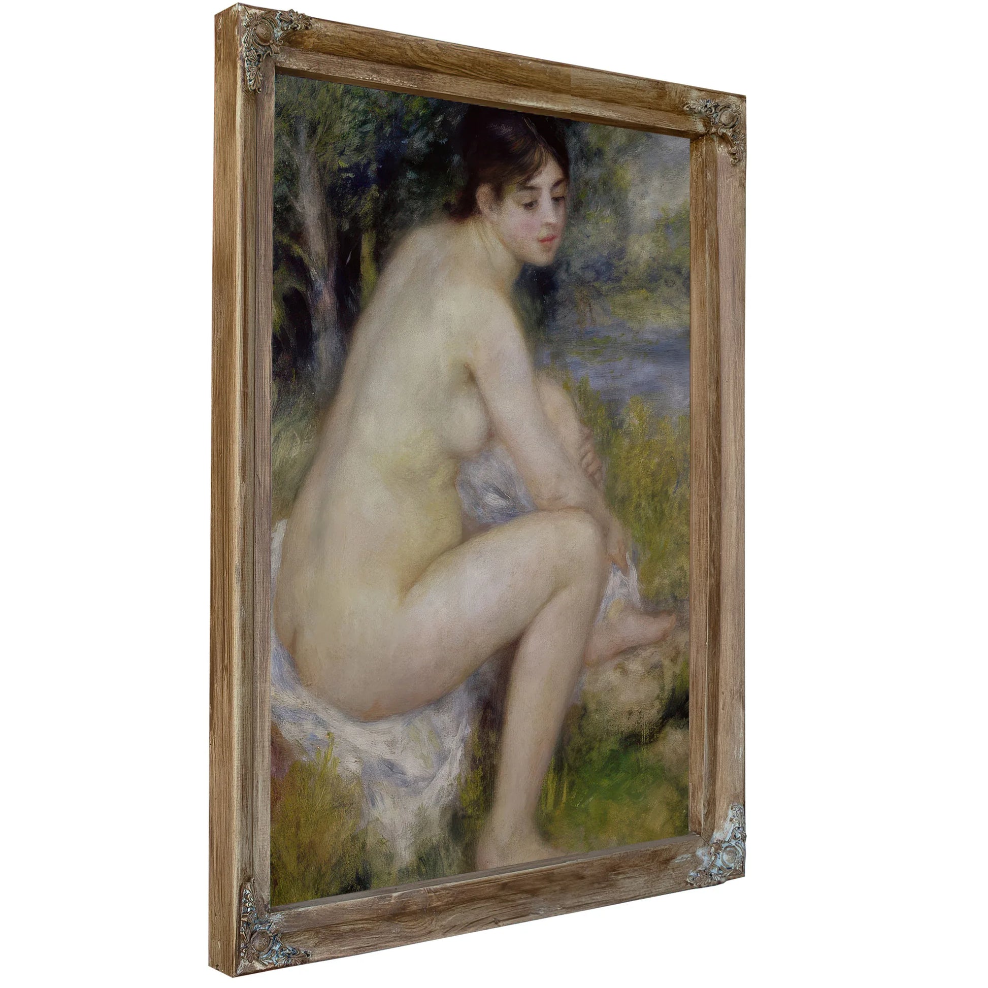 Nude In A Landscape By Pierre Auguste Renoir Fine Art Print