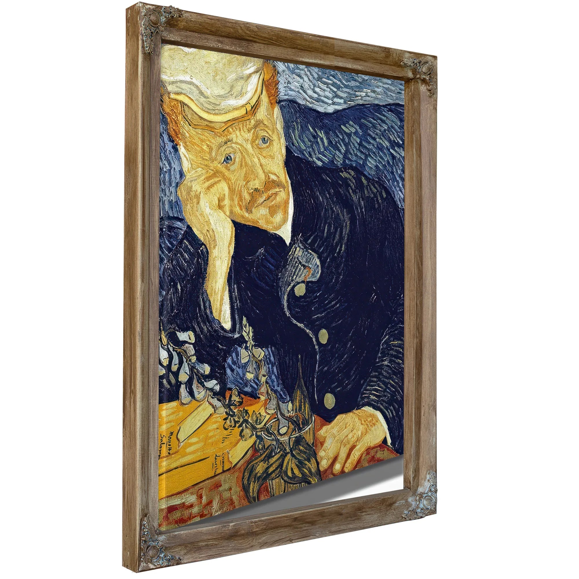Portrait Of Dr. Gachet By Vincent Van Gogh Fine Art Print