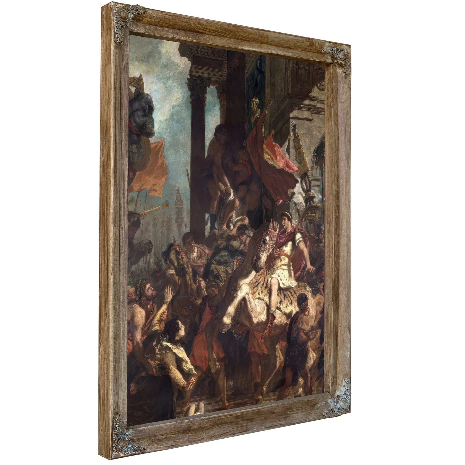 The Justice Of Trajan (53 117) By Ferdinand Victor Eugene Delacroix Fine Art Print