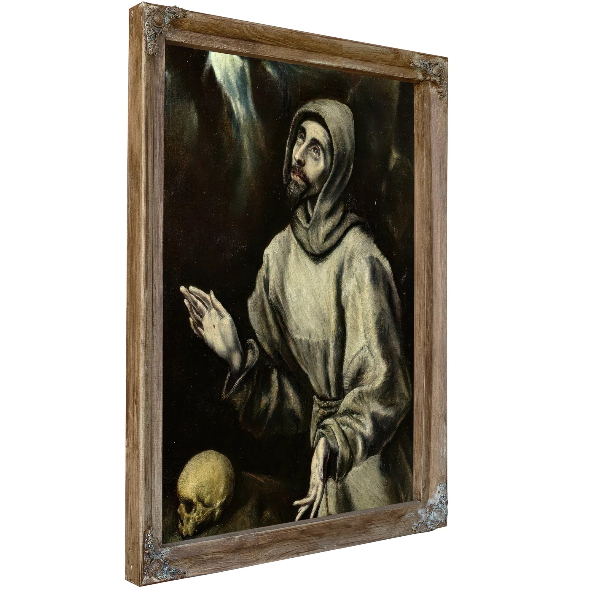 St. Francis Of Assisi Receiving The Stigmata By El Greco Fine Art Print
