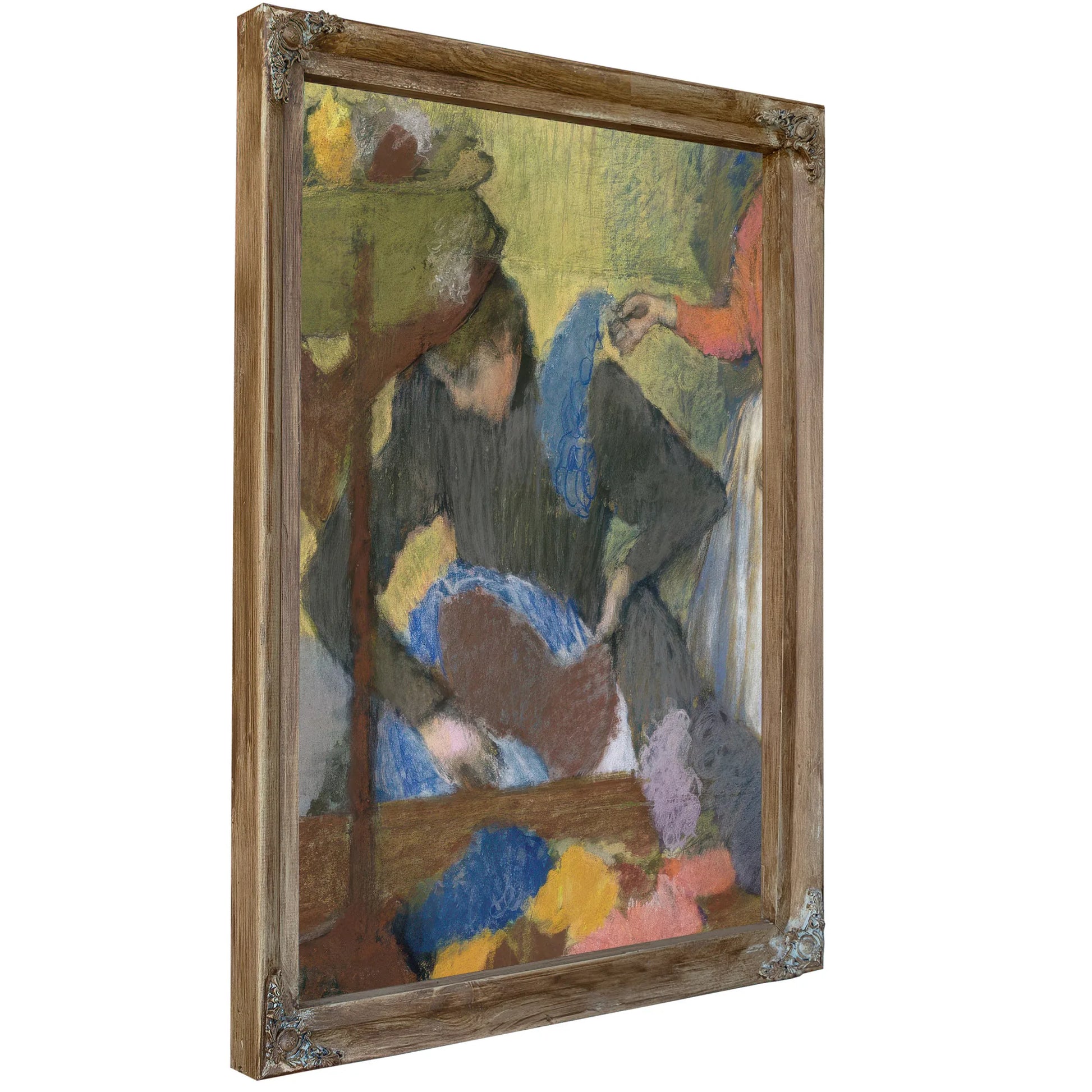 At The Milliner's By Edgar Degas Fine Art Print