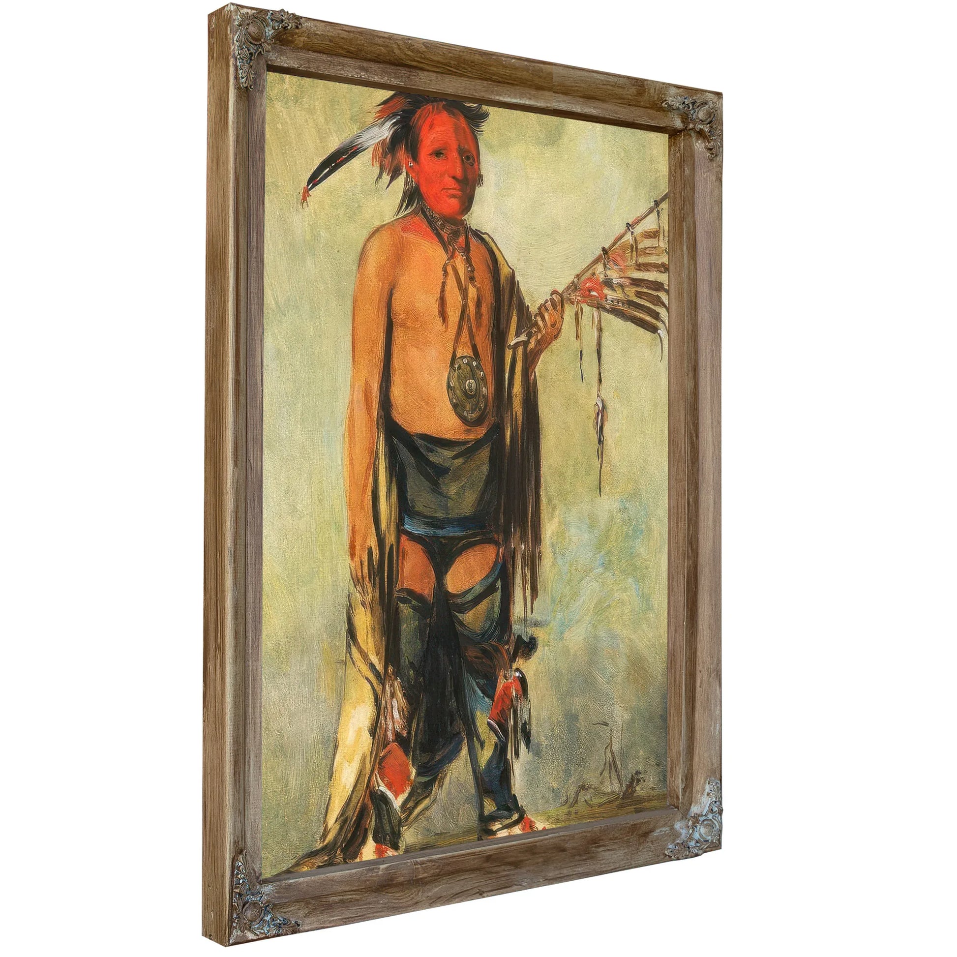 Hoo W'a Ne Kaw, Little Elk By George Catlin Fine Art Print