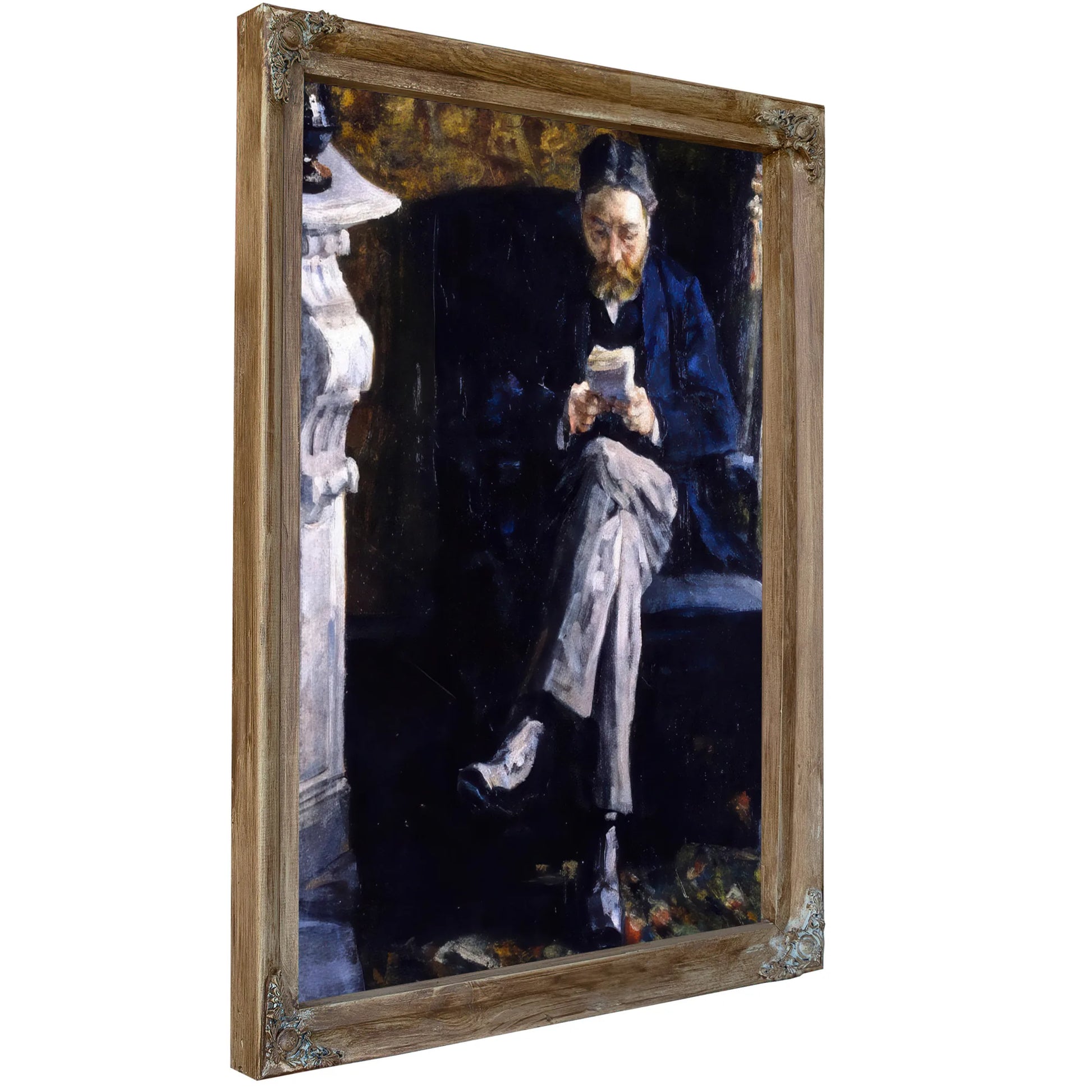 Portrait Of The Artist's Father By James Ensor Fine Art Print