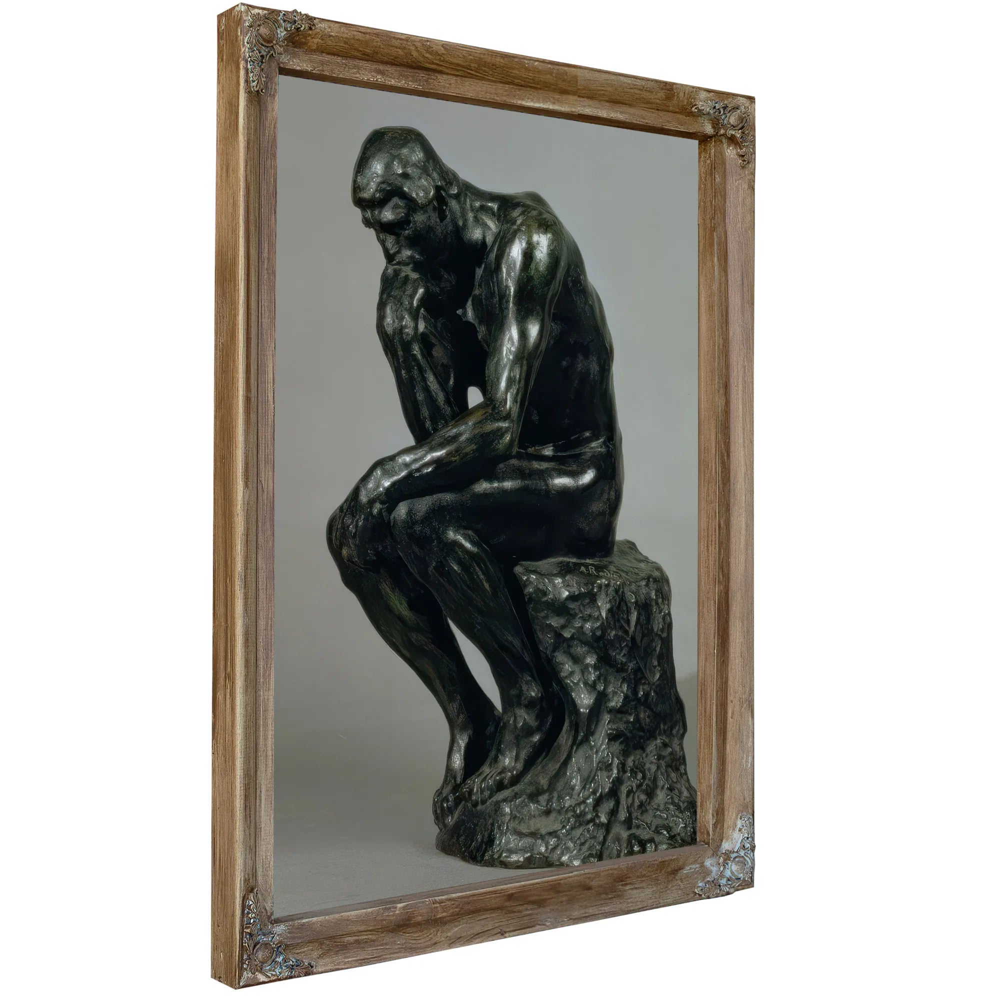 The Thinker (Le Penseur) By Francois Auguste Rene Rodin Fine Art Print