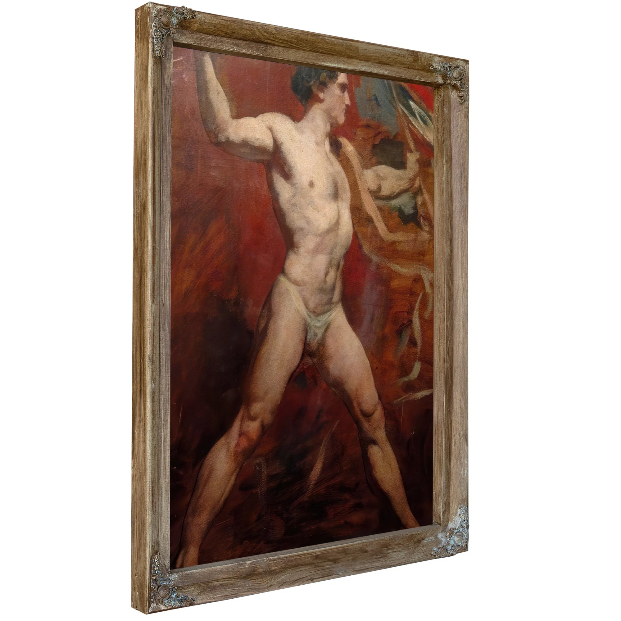 Standing Male Nude 2 By William Etty Fine Art Print