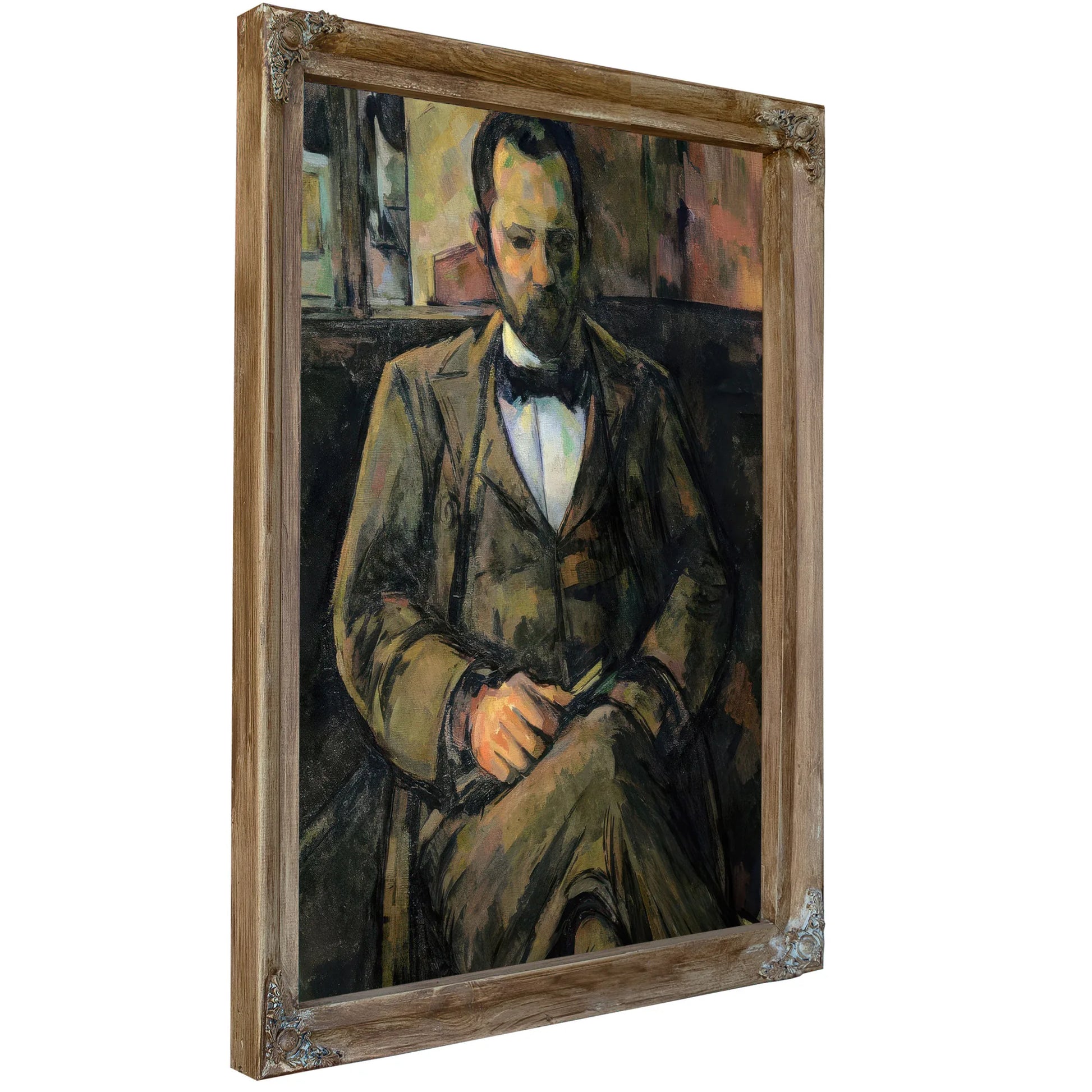 Portrait Of Ambroise Vollard By Paul Cezanne Fine Art Print
