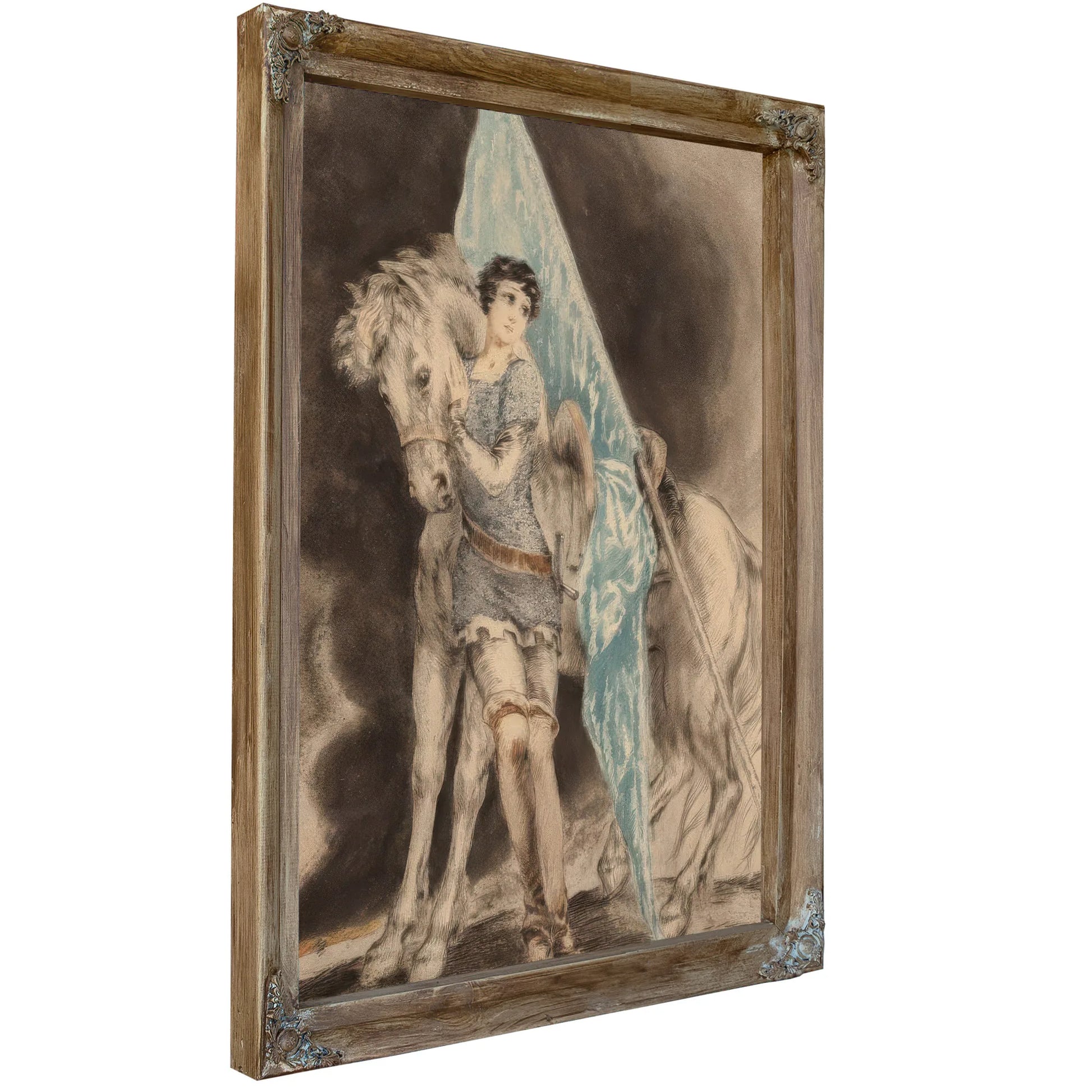 Jeanne D Arc By Louis Icart Fine Art Print